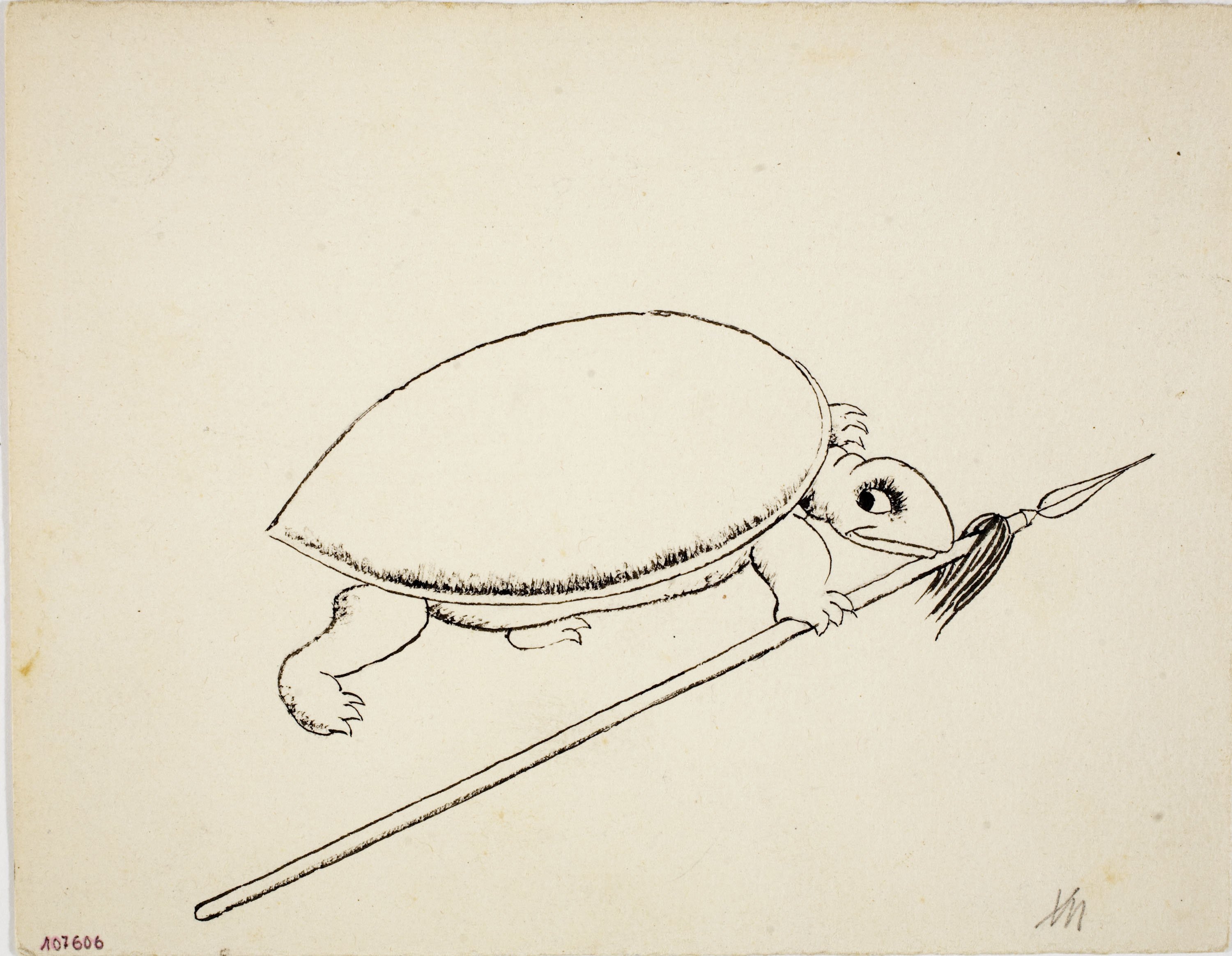 image for: Xavier Nogués - Tortuga (il·lustració per al «Bestiari» de Joan Oliver) - Cap a 1937