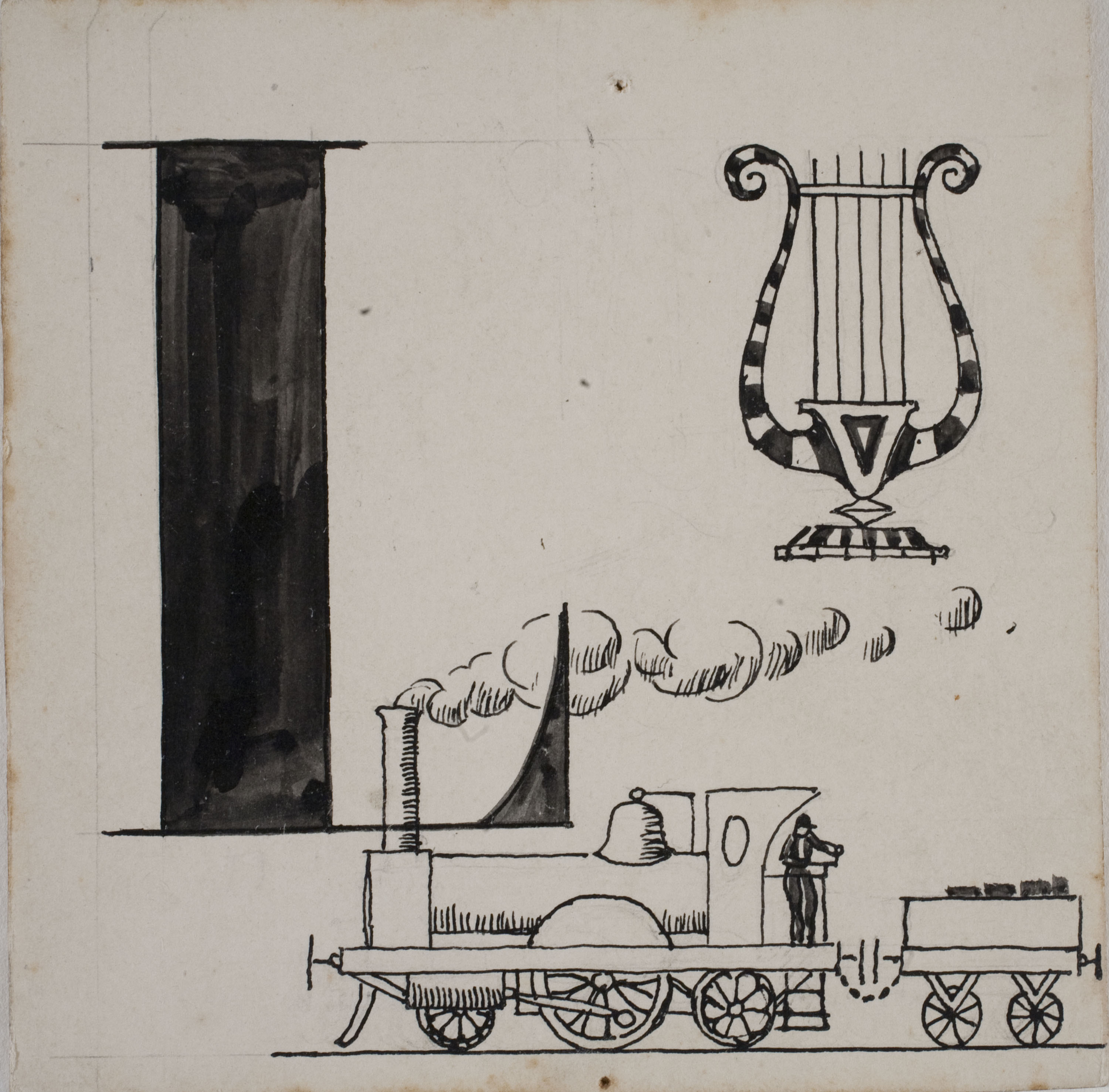 image for: Xavier Nogués - Lletra L (il·lustració per a l&#039;«Abecedari català per a nens» editat per la Llibreria Nacional Catalana de Salvat-Papasseit) - 1920