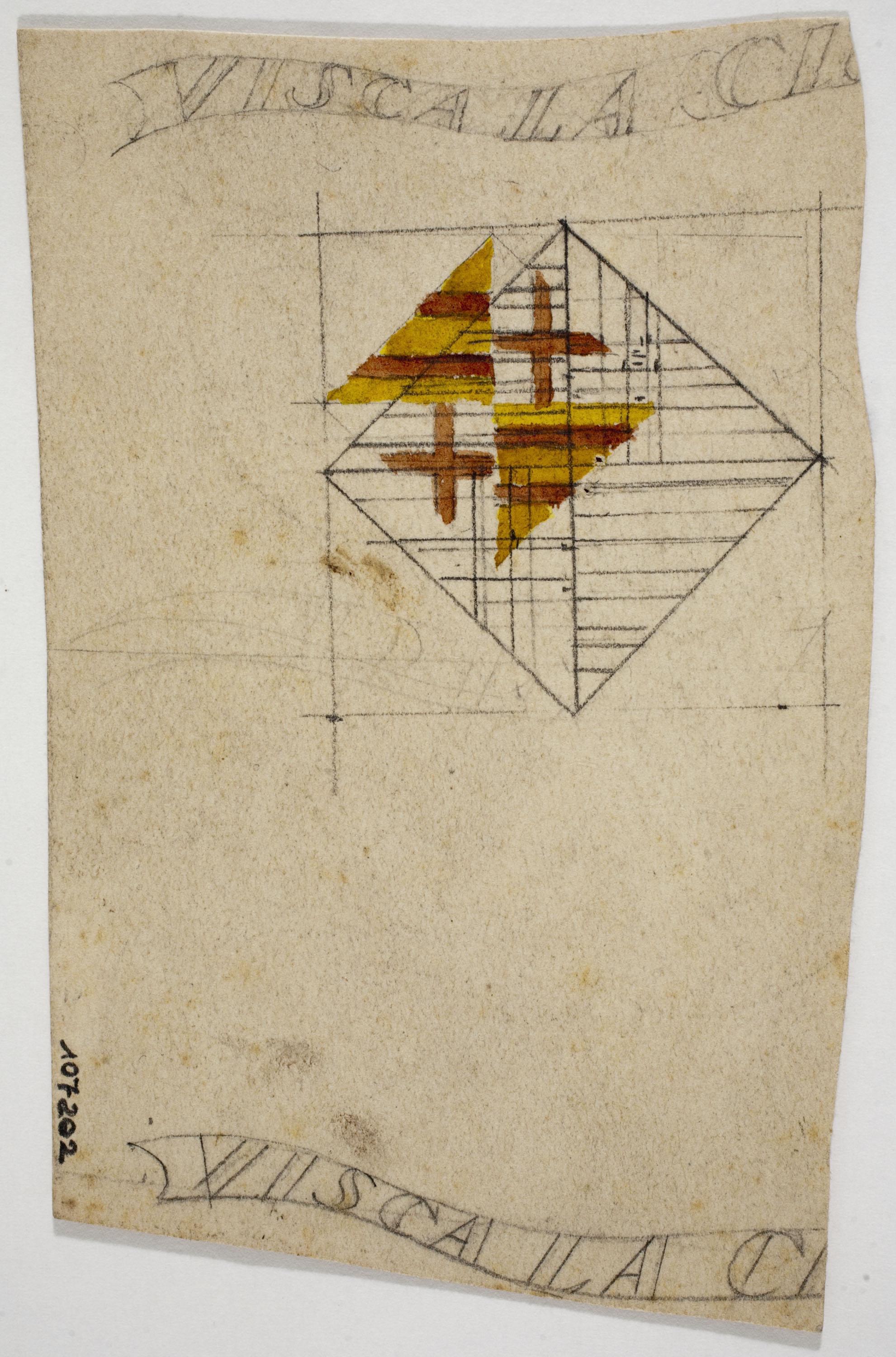 image for: Xavier Nogués - Esbós de l&#039;escut de Barcelona. Estudi preparatori per a un medalló - Cap a 1924-1928