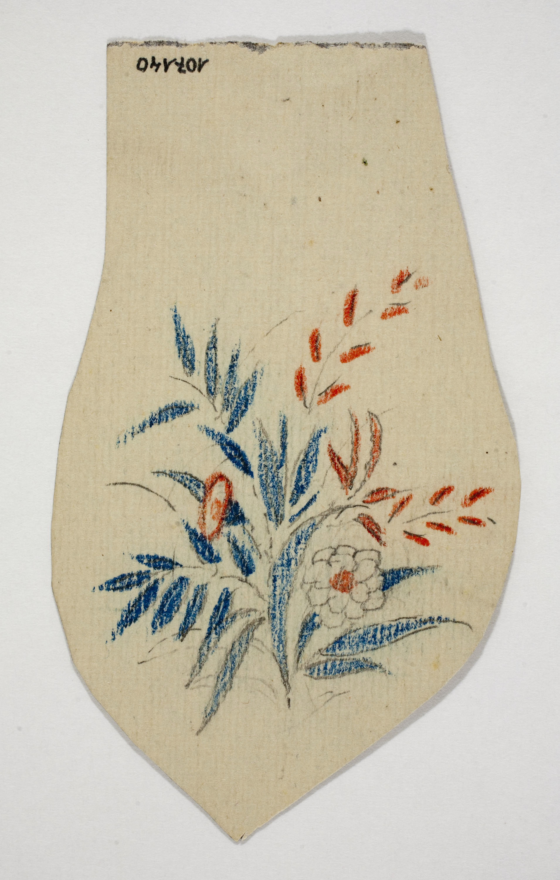 image for: Xavier Nogués - Flors. Estudi preparatori per a la decoració de vidre esmaltat - Cap a 1924-1928