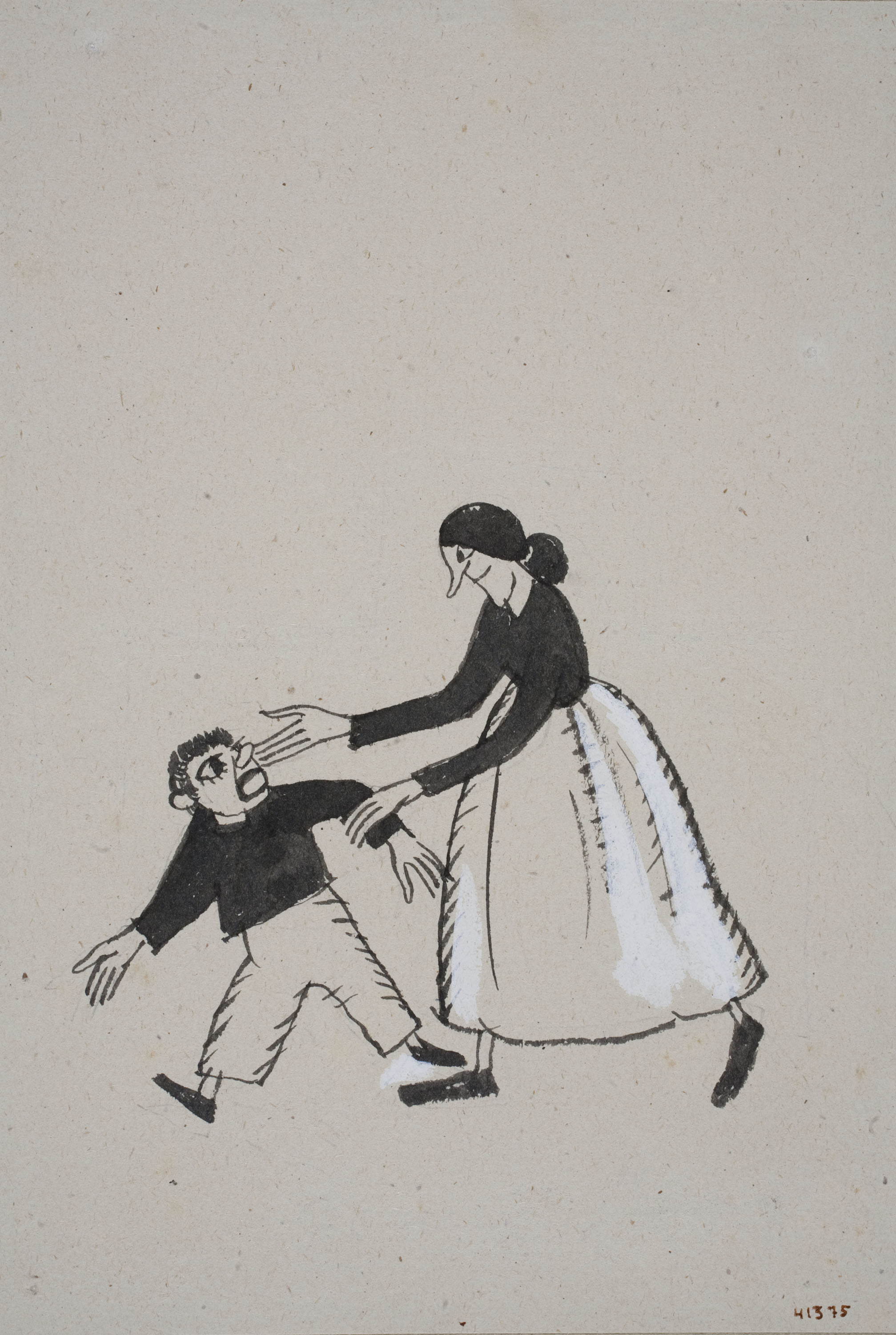 image for: Xavier Nogués - La bona mare (La bufetada) - 1917