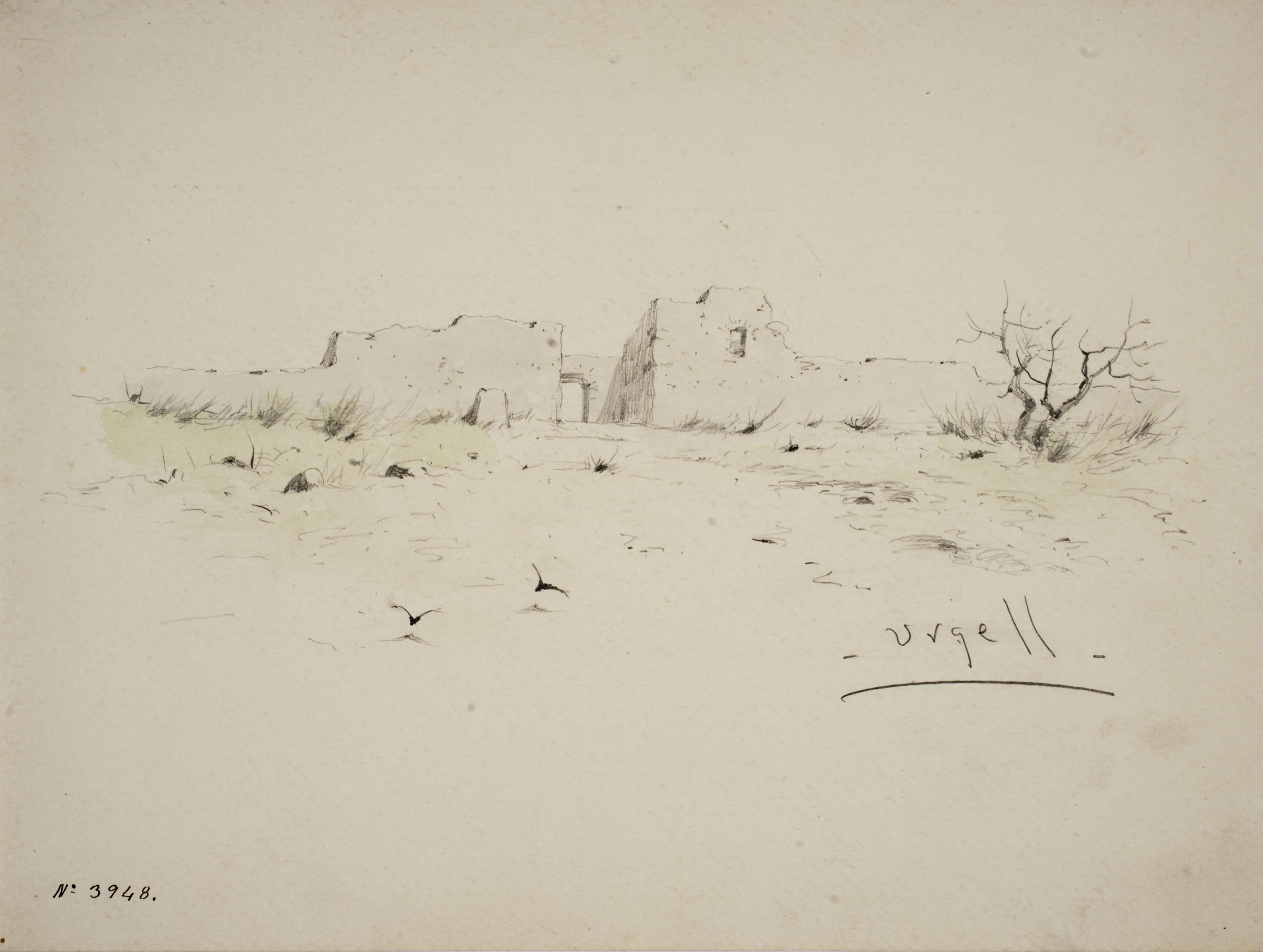 image for: Modest Urgell - Construcció en ruïnes - 1895 o anterior