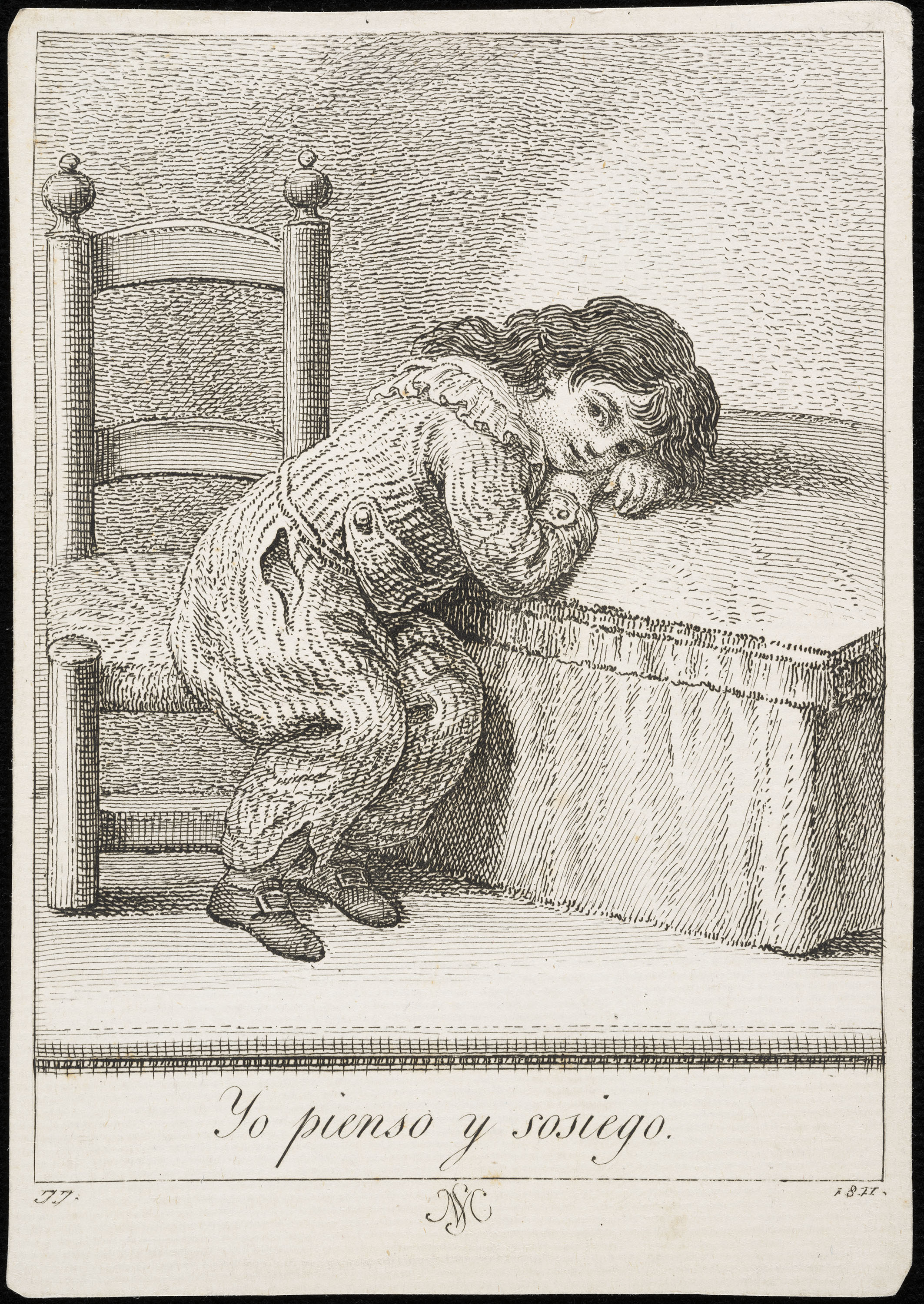 image for: Manuel Salvador Carmona - Yo pienso y sosiego - 1811