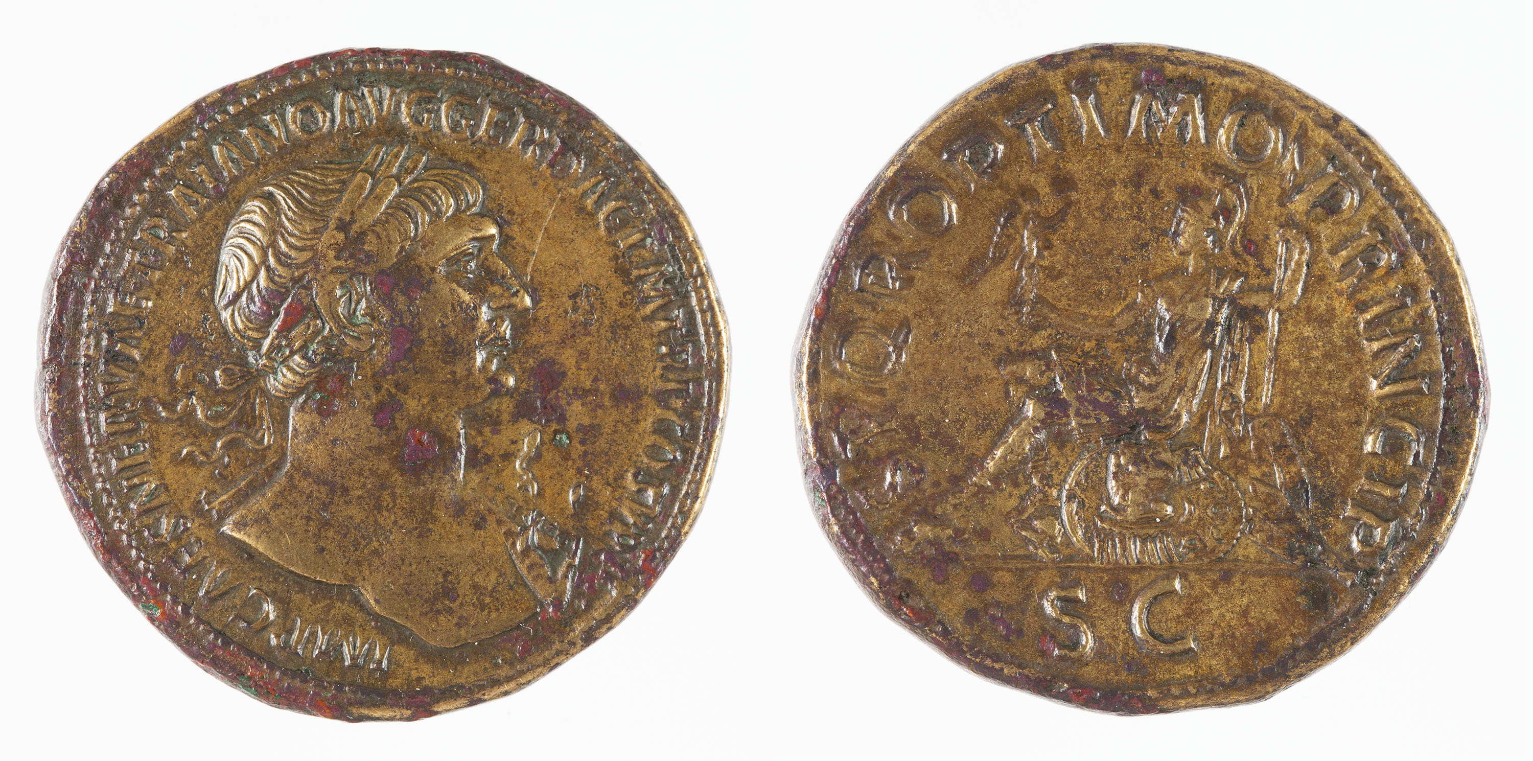image for: Trajà, emperador de Roma - Sesterci - 98-117