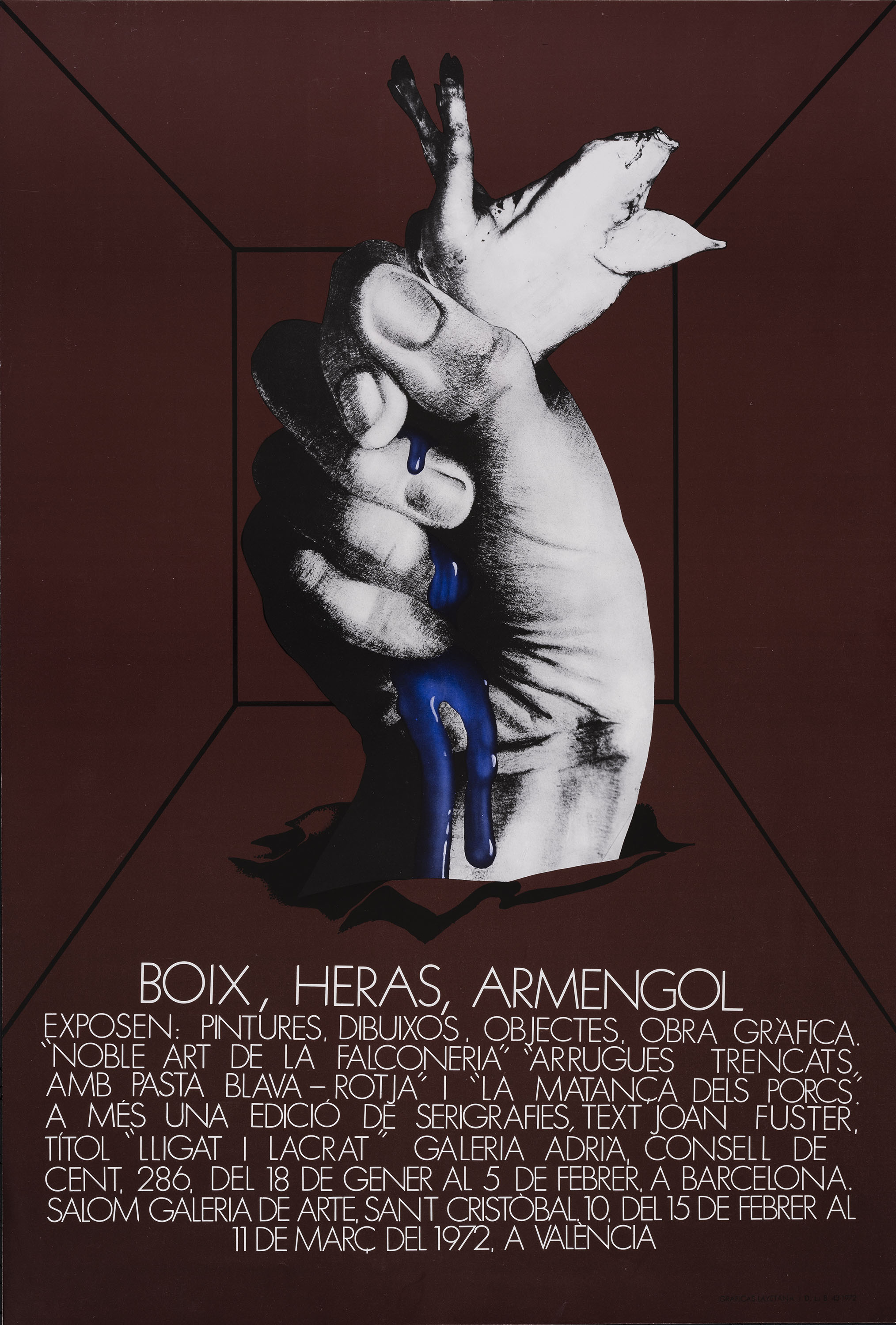 image for: Anònim - Boix, Heras, Armengol (Galeria Adrià, Barcelona; Salom Galería de Arte, València) - 1972