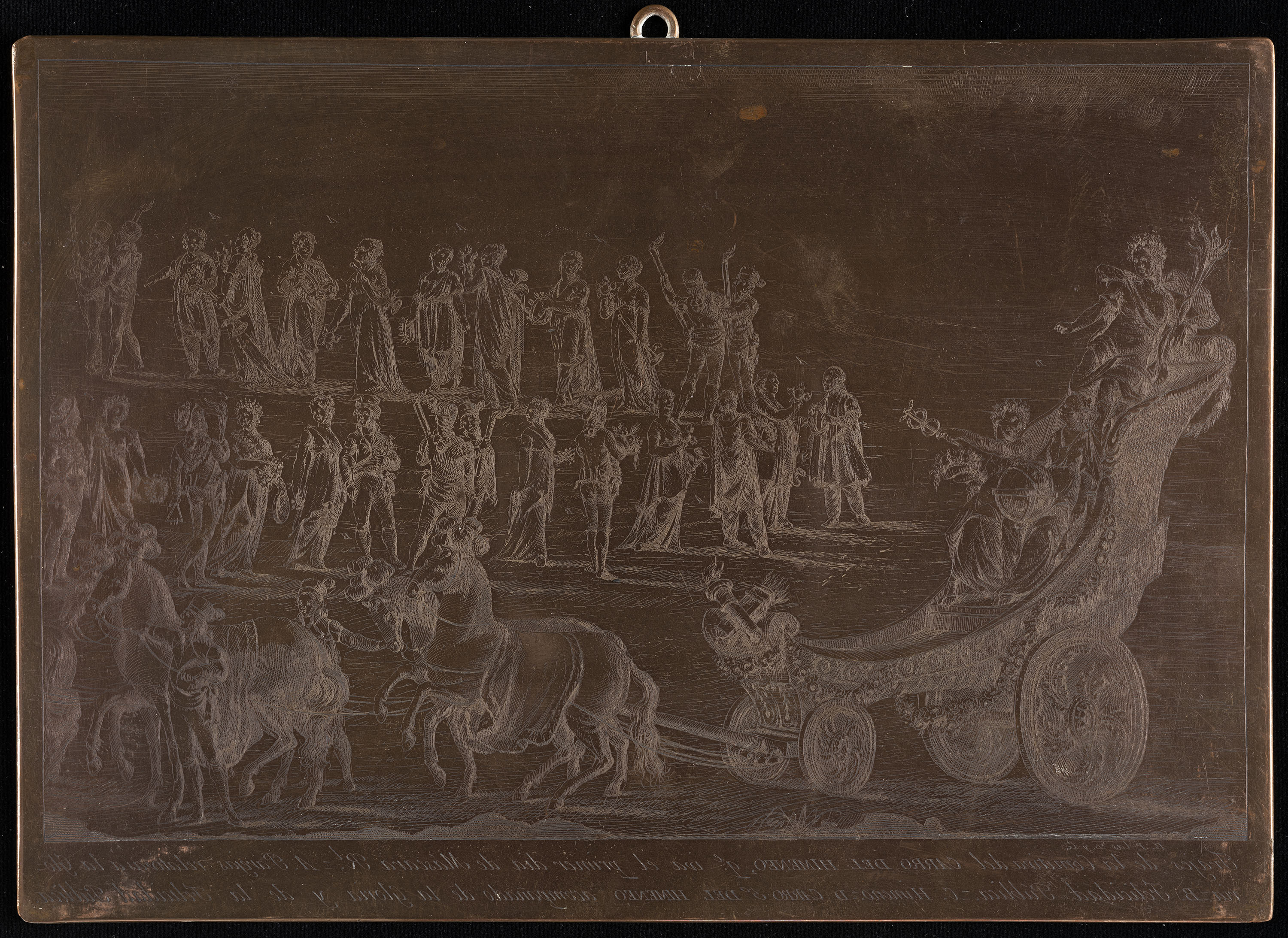 image for: Bonaventura Planella - Carro de l&#039;Himeneu (Màscara reial commemorativa de la primera nit de l&#039;estada de Carles IV i Maria Lluïsa de Parma a Barcelona) - 1802
