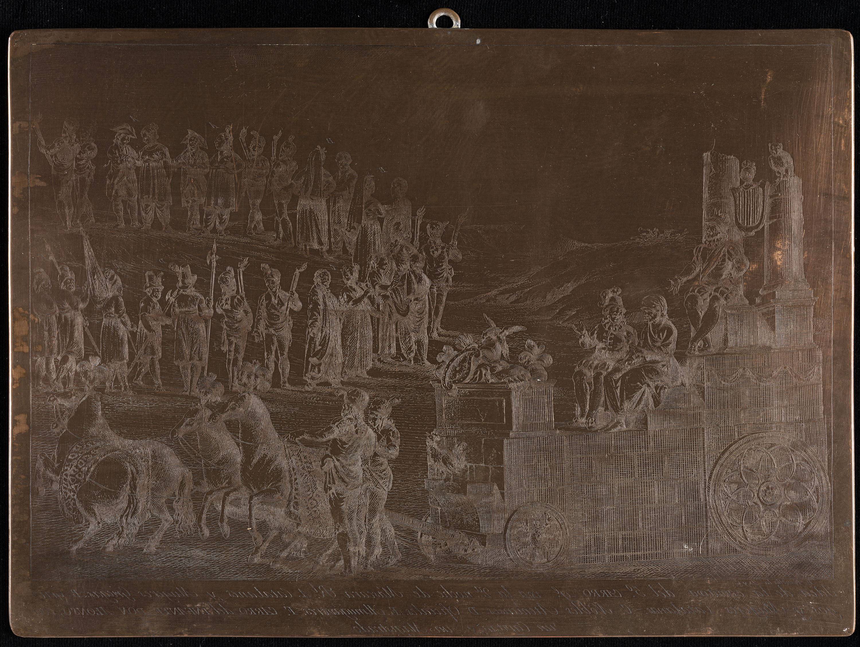 image for: Bonaventura Planella - Carro de l&#039;infant Alonso (Màscara reial commemorativa de la segona nit de l&#039;estada de Carles IV i Maria Lluïsa de Parma a Barcelona) - 1802