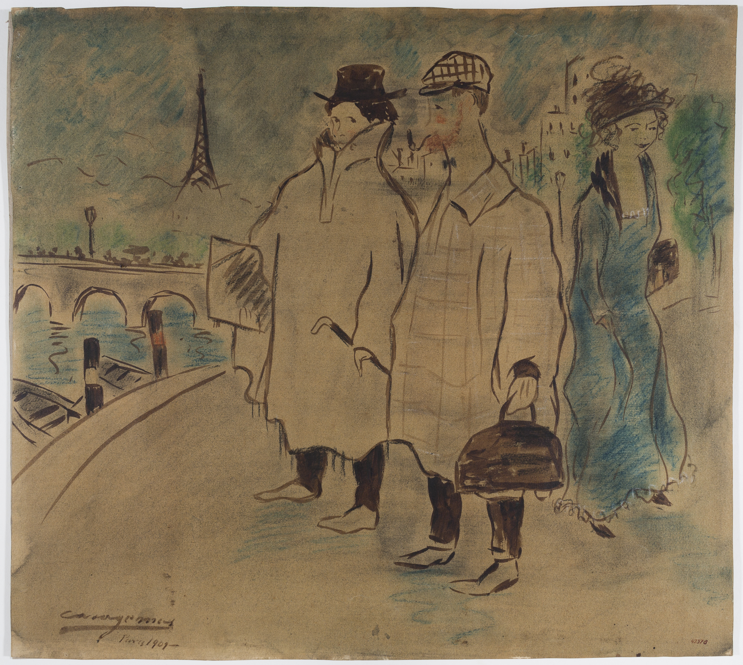 image for: Carles Casagemas - Paisatge de París - 1901