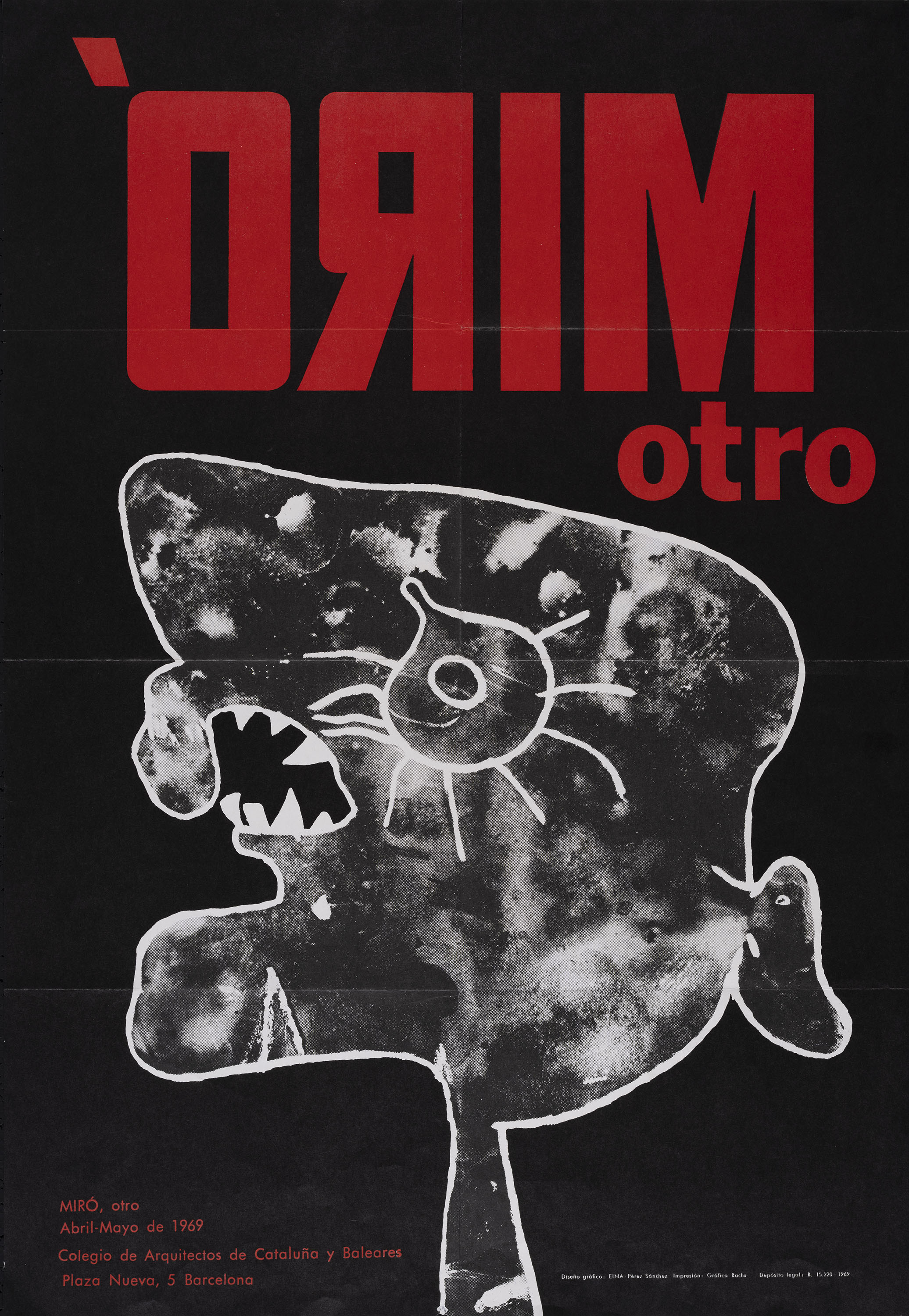 image for: America Sanchez - Miró, otro (Col·legi d&#039;Arquitectes de Catalunya i Balears, Barcelona) - 1969