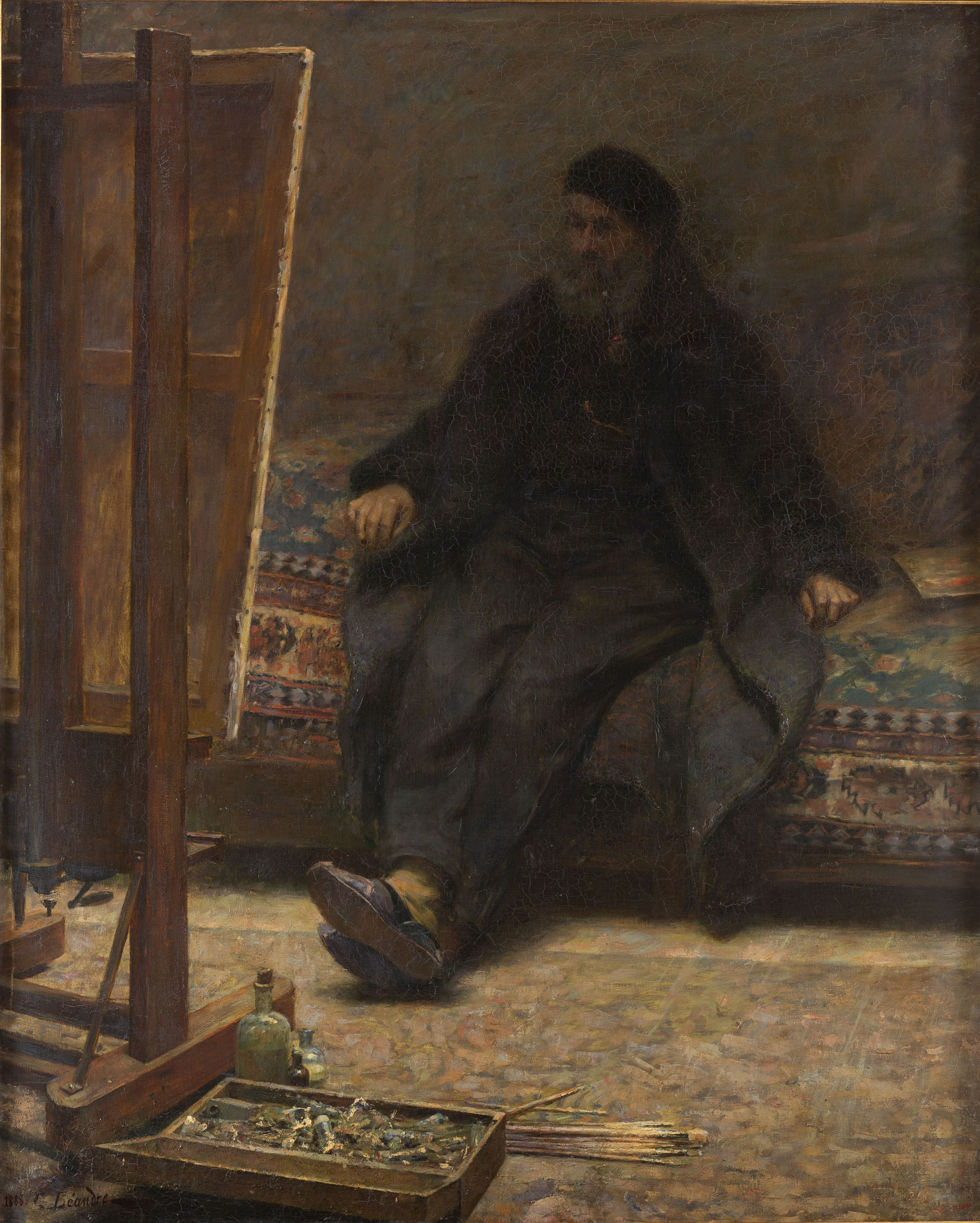 image for: Charles Lucien Léandre - Mal dia! - 1888