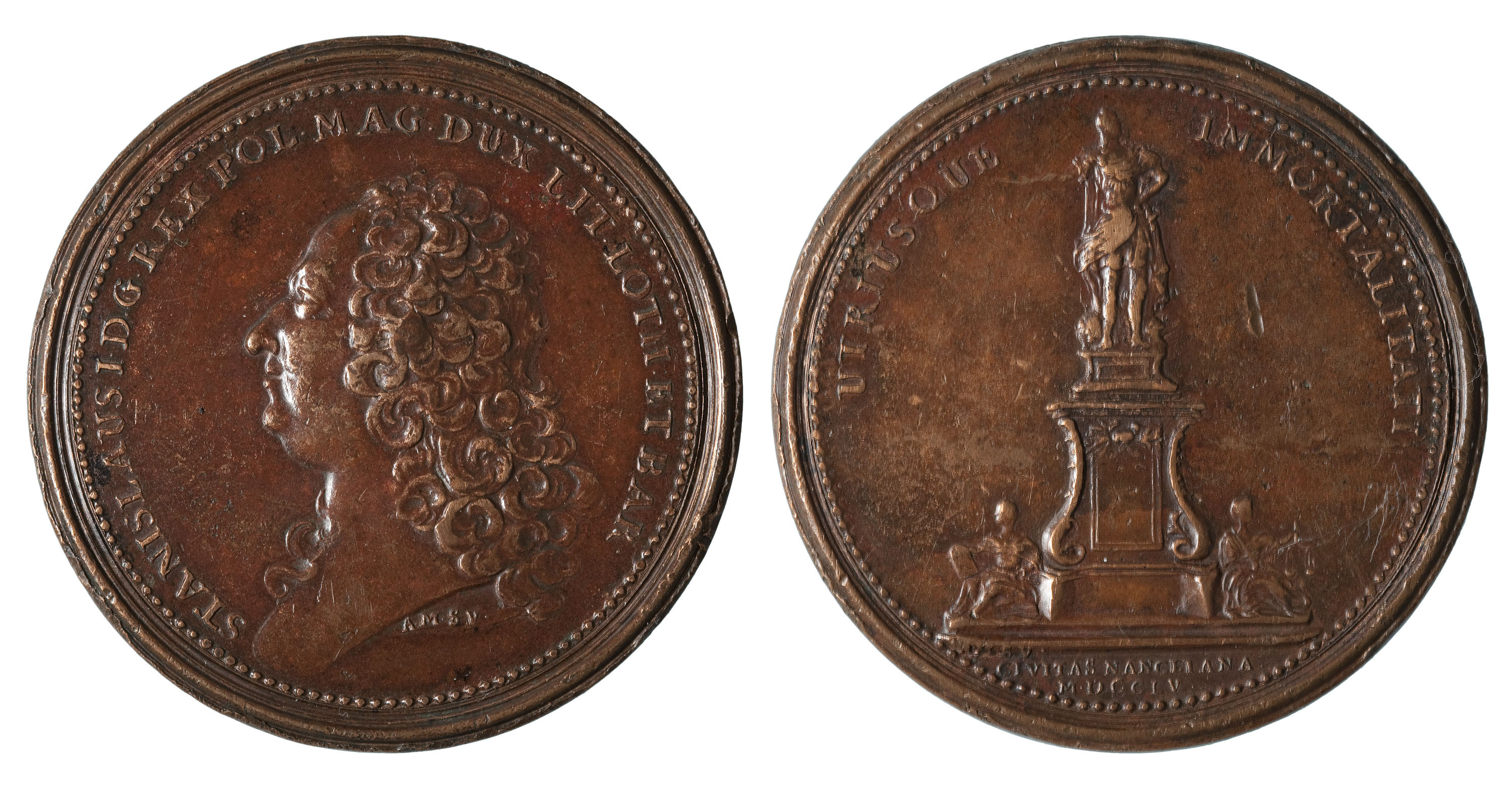 image for: Marie Anne de Saint Urbain - Stanislau I de Polònia. Inauguració de l&#039;estàtua en honor a Lluís XV de França - 1755