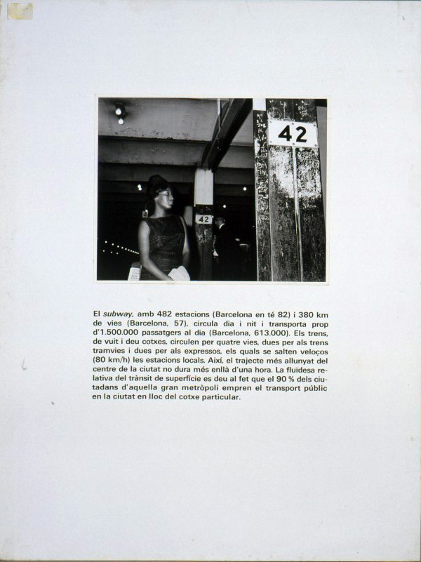 image for: Carles Fontserè - Plafó 67. 1870 1984 El transport públic: el subway o metro de Nova York al carrer 42 - 1955-1968