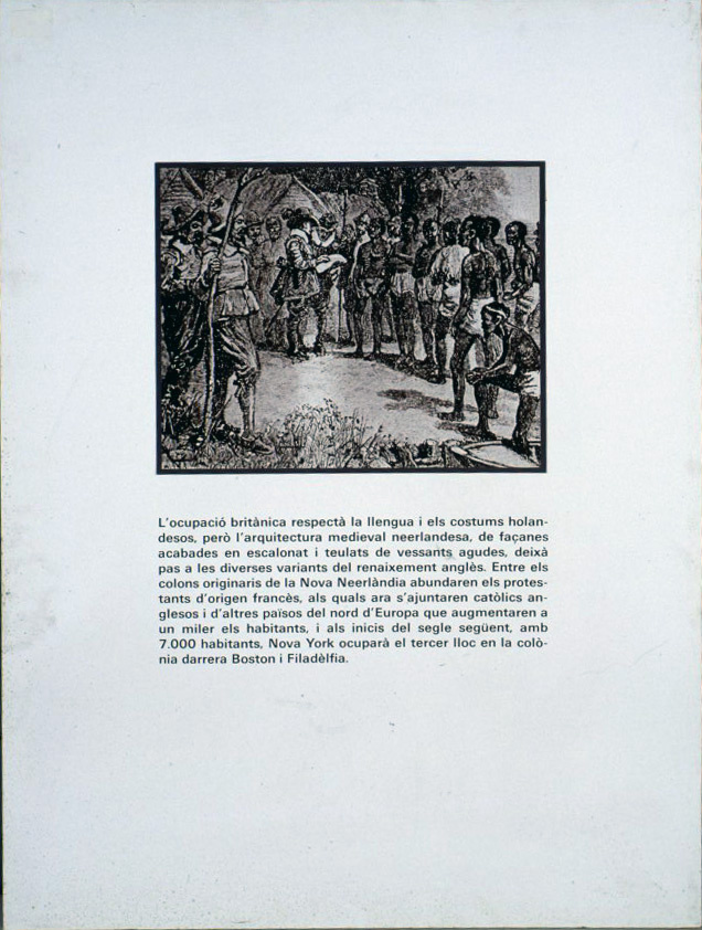 image for: Carles Fontserè - Plafó 11. Nova York 1664: compra i venda d'esclaus - 1984