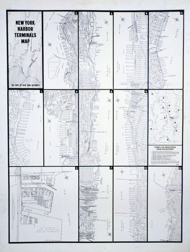 image for: Carles Fontserè - Plafó 36. El port: seccions principals del port de Nova York - 1984