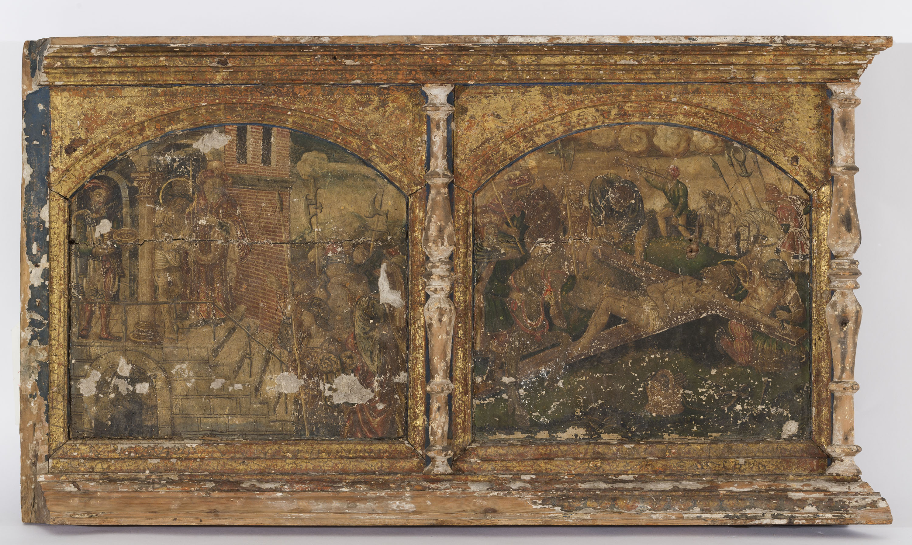 image for: Anònim. Catalunya - Ecce Homo i Crucifixió [predel·la d'Estamariu] - Entre 1550-1575