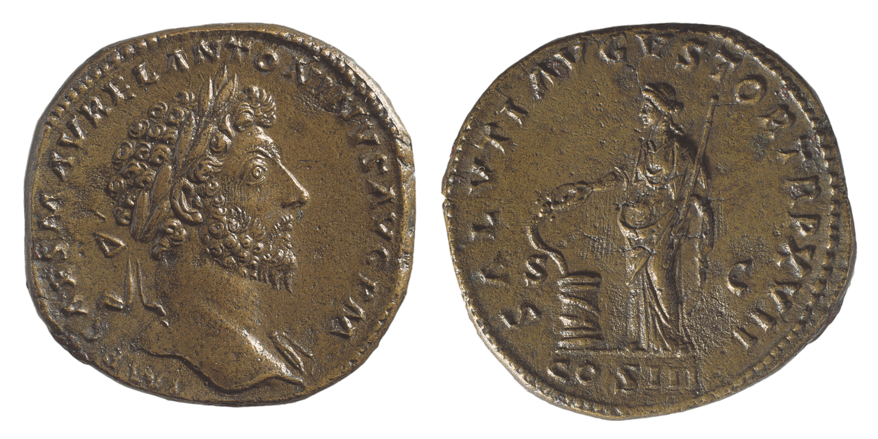 image for: Marc Aureli - Sesterci de Roma - 162-163