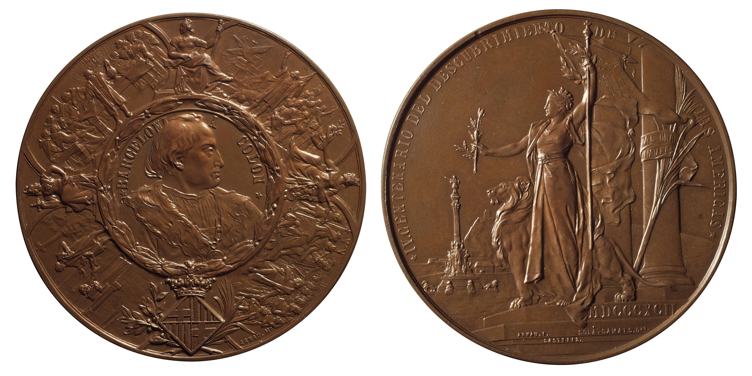 image for: Eusebi Arnau - IV Centenari del descobriment d&#039;Amèrica - 1892