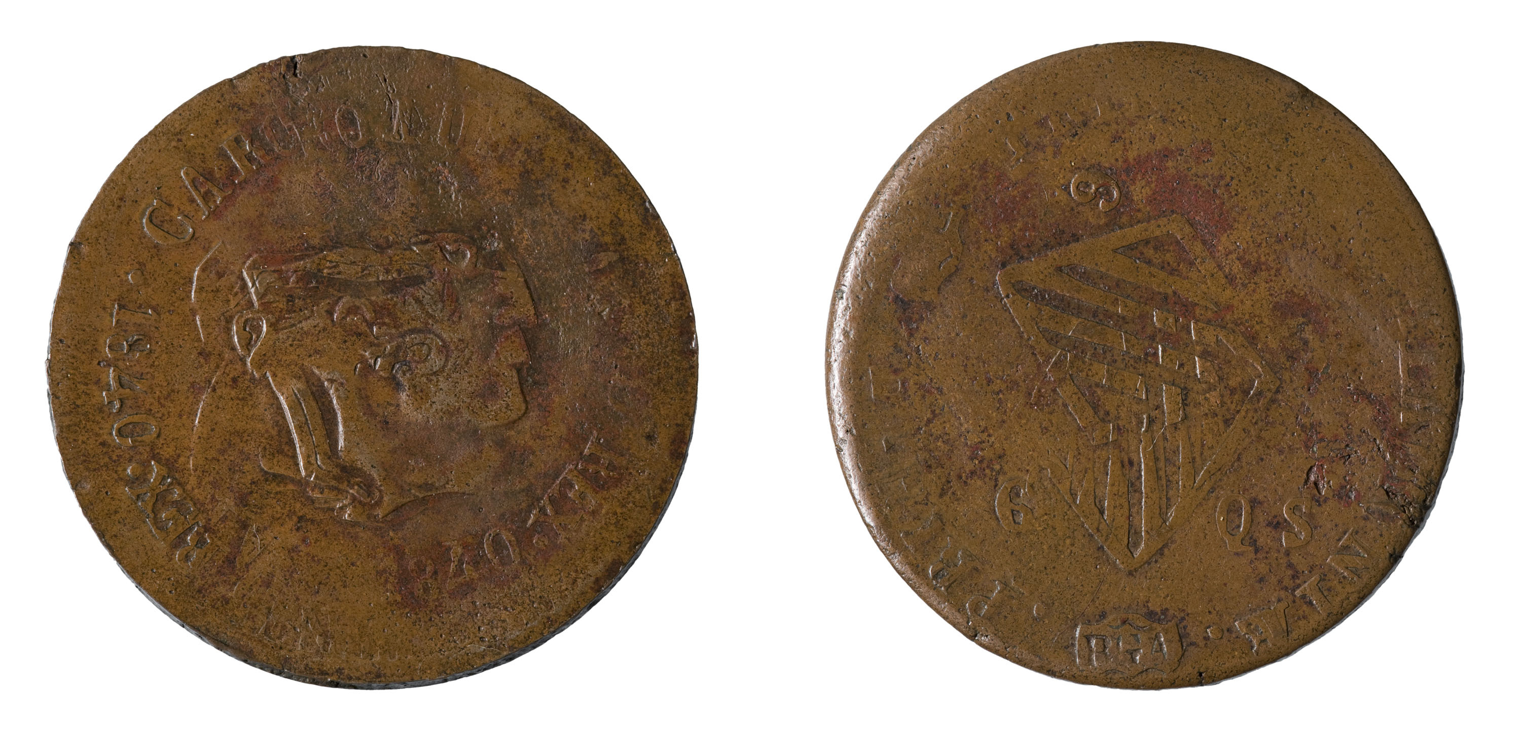 image for: Carles V, pretendent carlí - 6 quartos - 1840