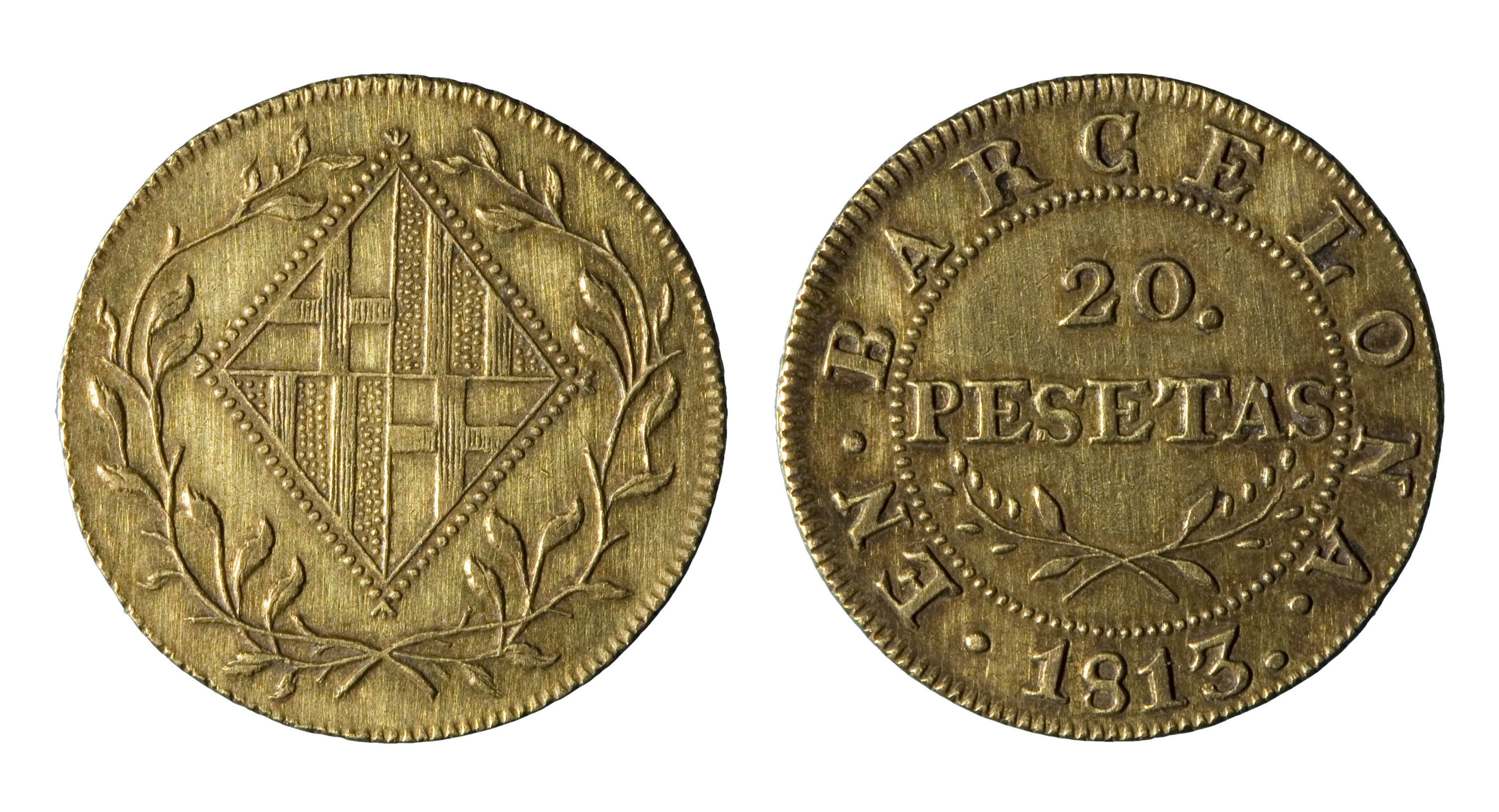 image for: Ocupació francesa - 20 pessetes - 1812