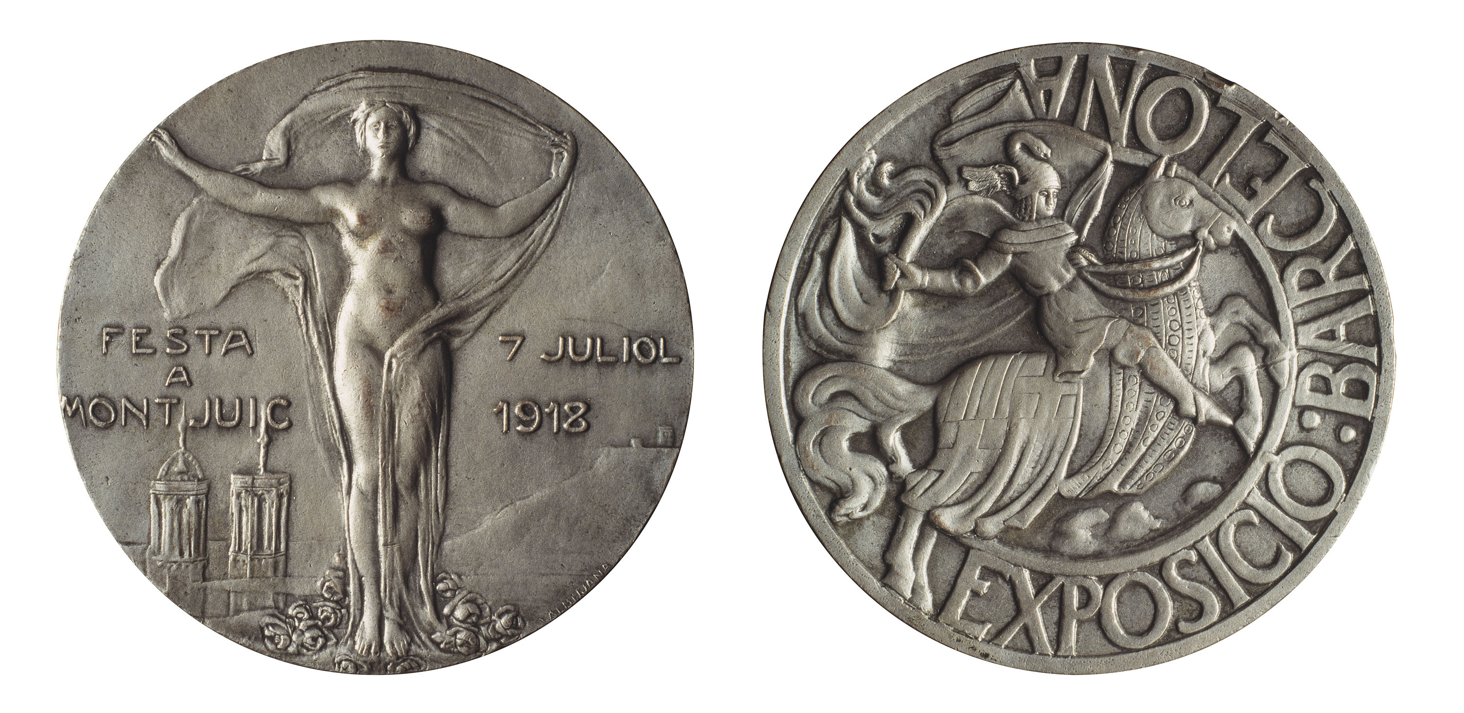 image for: Vallmitjana Editors - Festa a Montjuïc. Exposició de Barcelona - 1918