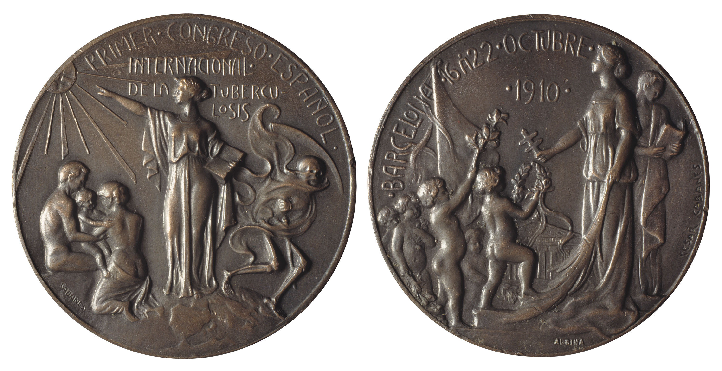 image for: Antoni Alsina - Primer Congrés Espanyol Internacional de Tuberculosi - 1910