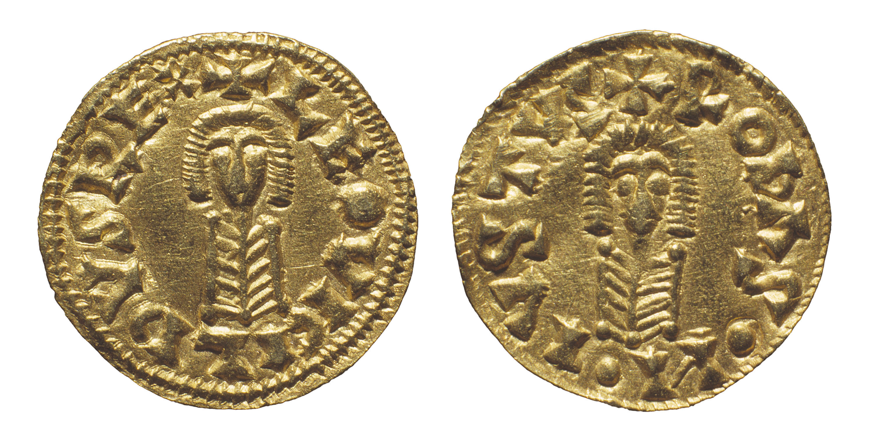 image for: Leovigild - Leovigild, tremissis de Rodas - 573-586