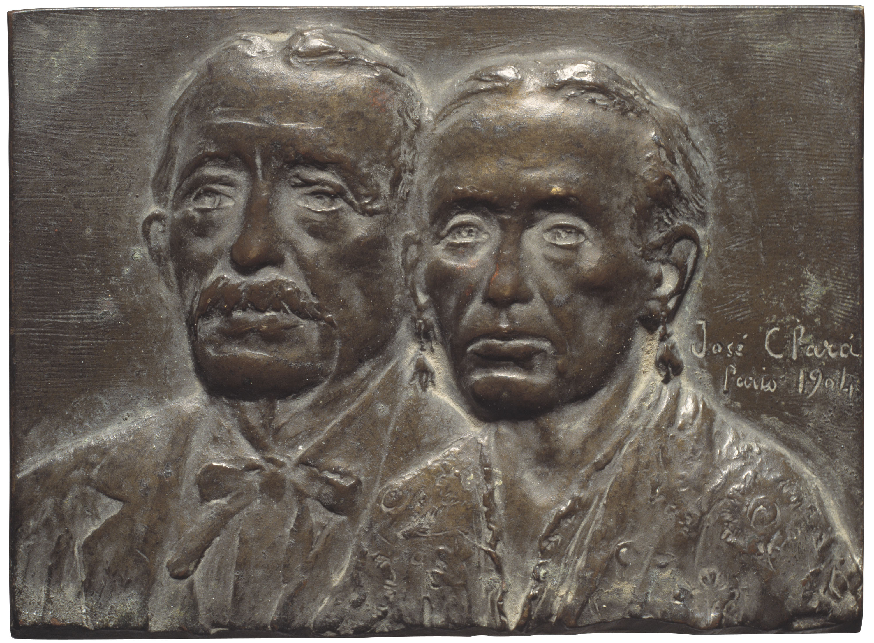 image for: Josep Clarà - Retrat d&#039;un home i una dona - 1904