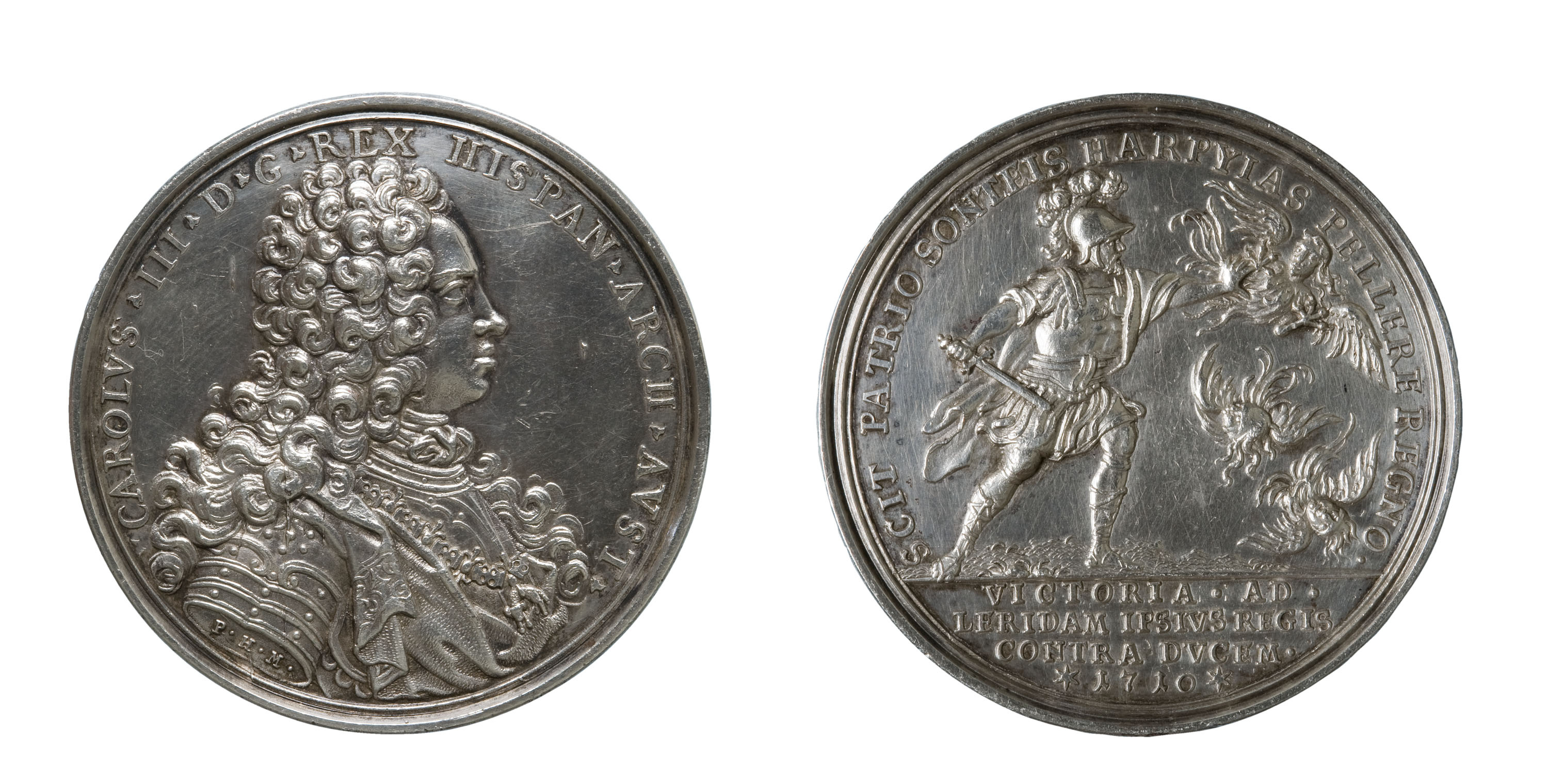 image for: Philipp Heinrich Müller - Medalla commemorativa de la victòria de Lleida, 1710 - Posterior a 1710