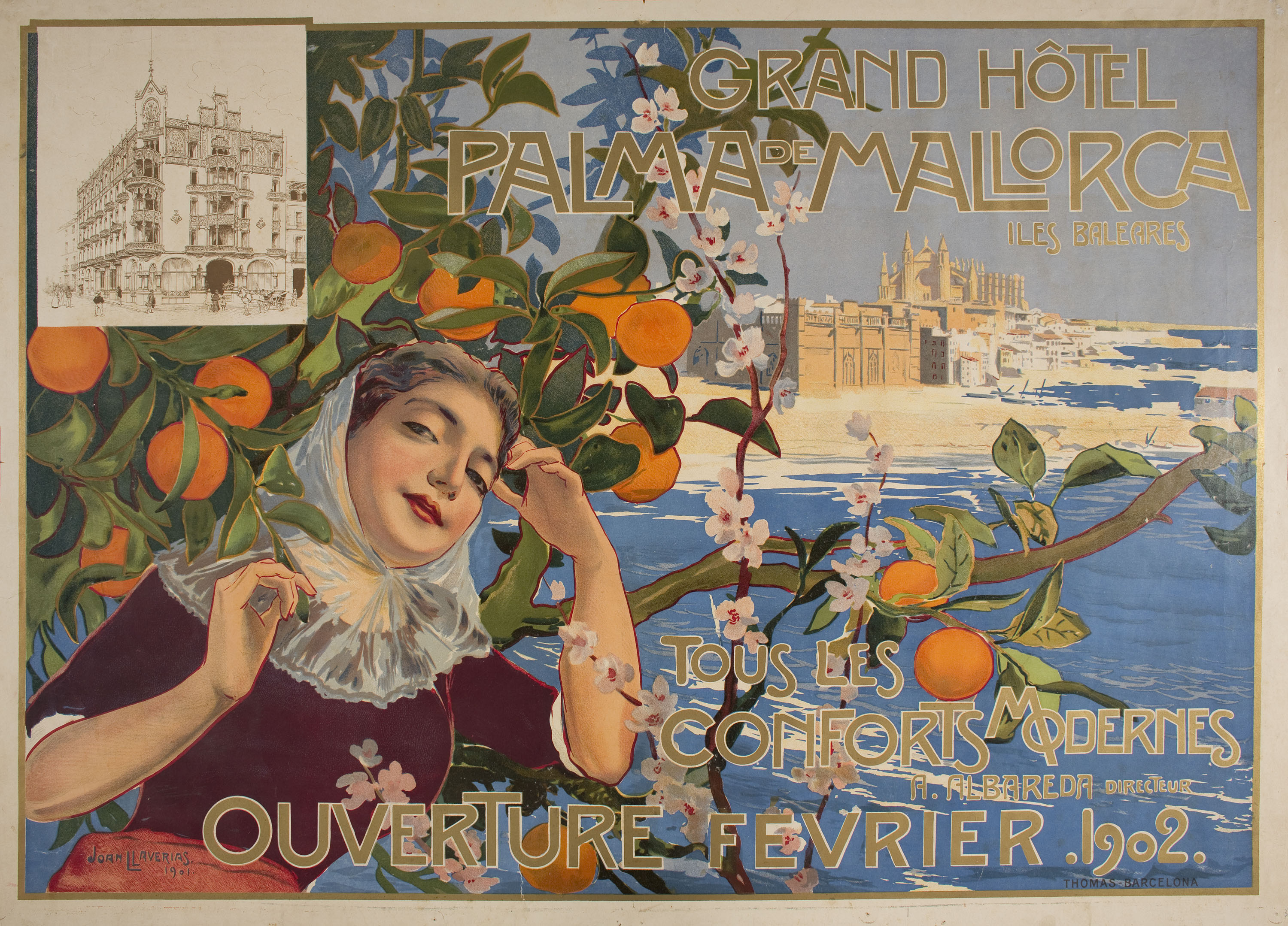 image for: Joan Llaverias - Grand Hôtel. Palma de Mallorca - 1901