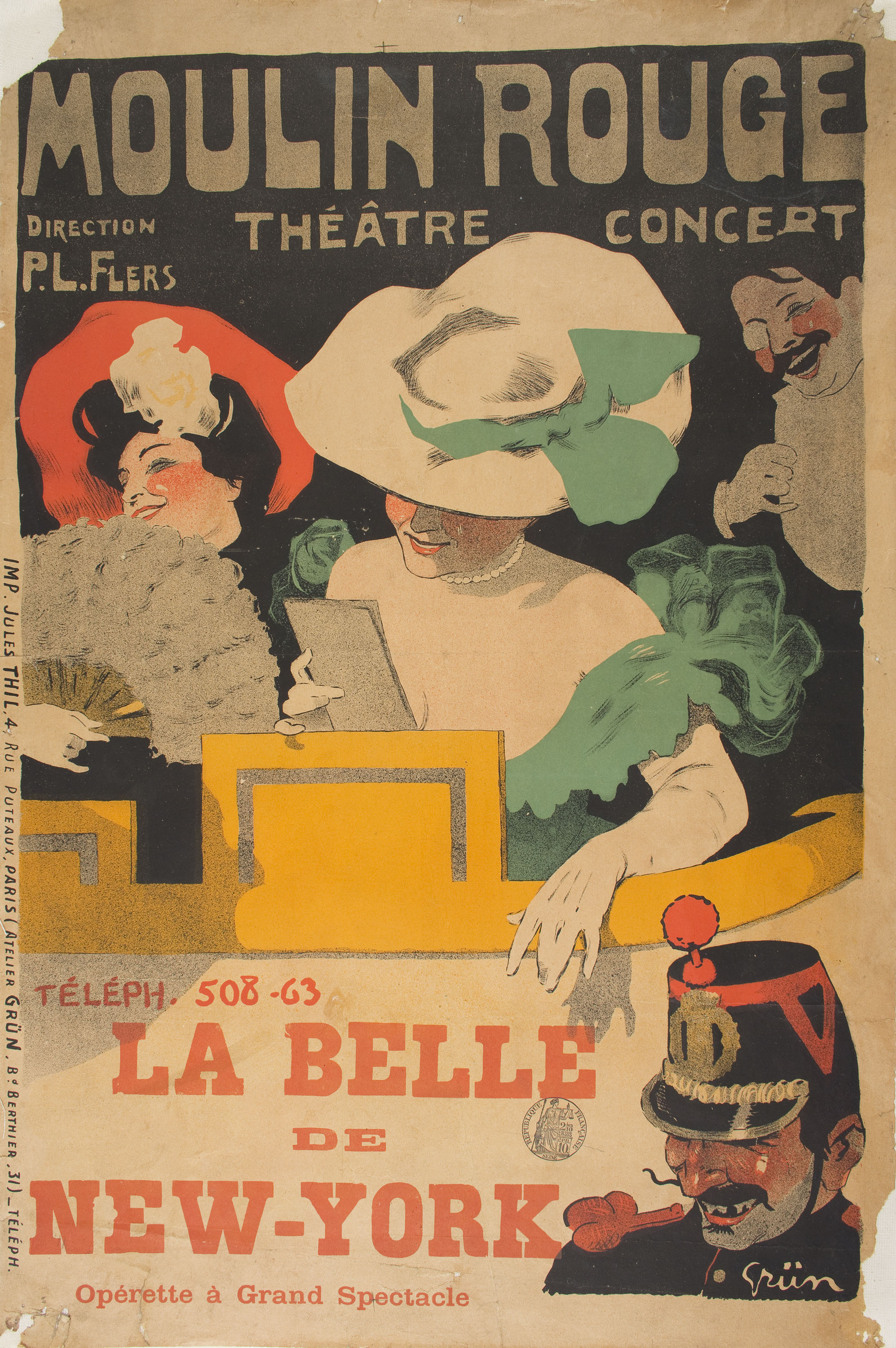image for: Jules Alexandre Grün - La Belle de New-York - Cap a 1895-1905