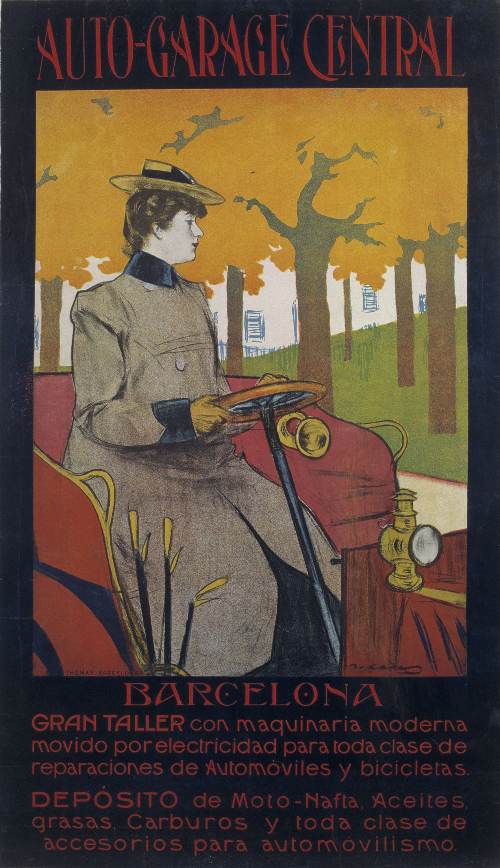 image for: Ramon Casas - Auto-Garage Central - 1901