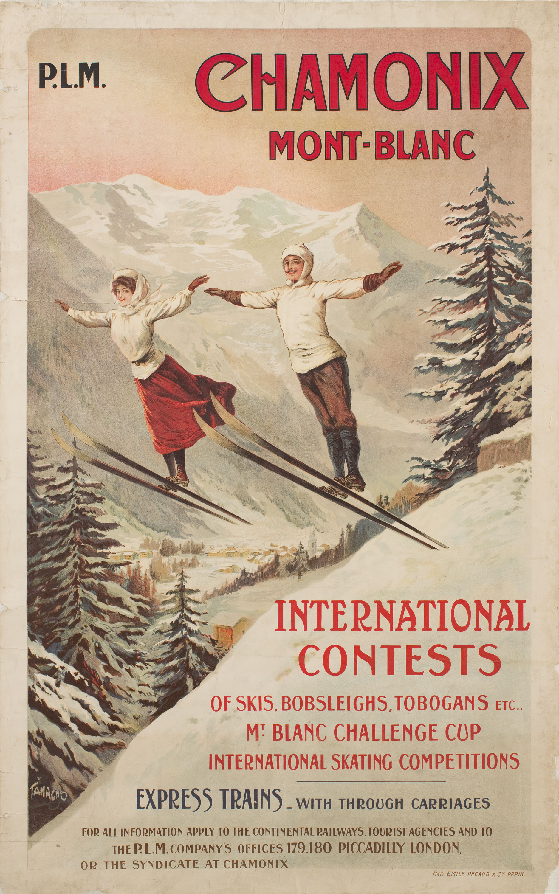 image for: Francisco Tamagno - Chamonix. Mont-Blanc - Cap a 1900-1910