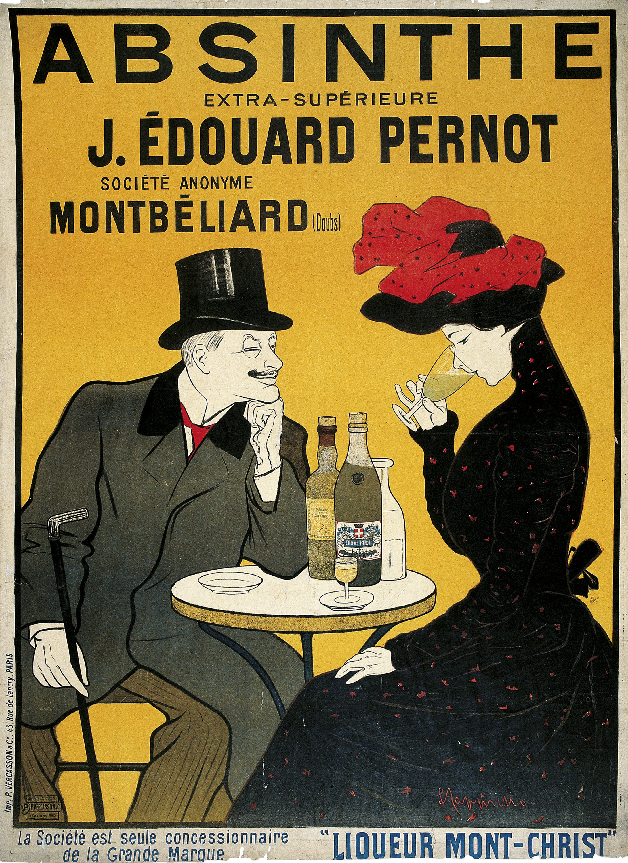 image for: Leonetto Cappiello - Absinthe extra-supérieure J. Édouard Pernot - Cap a 1900-1903