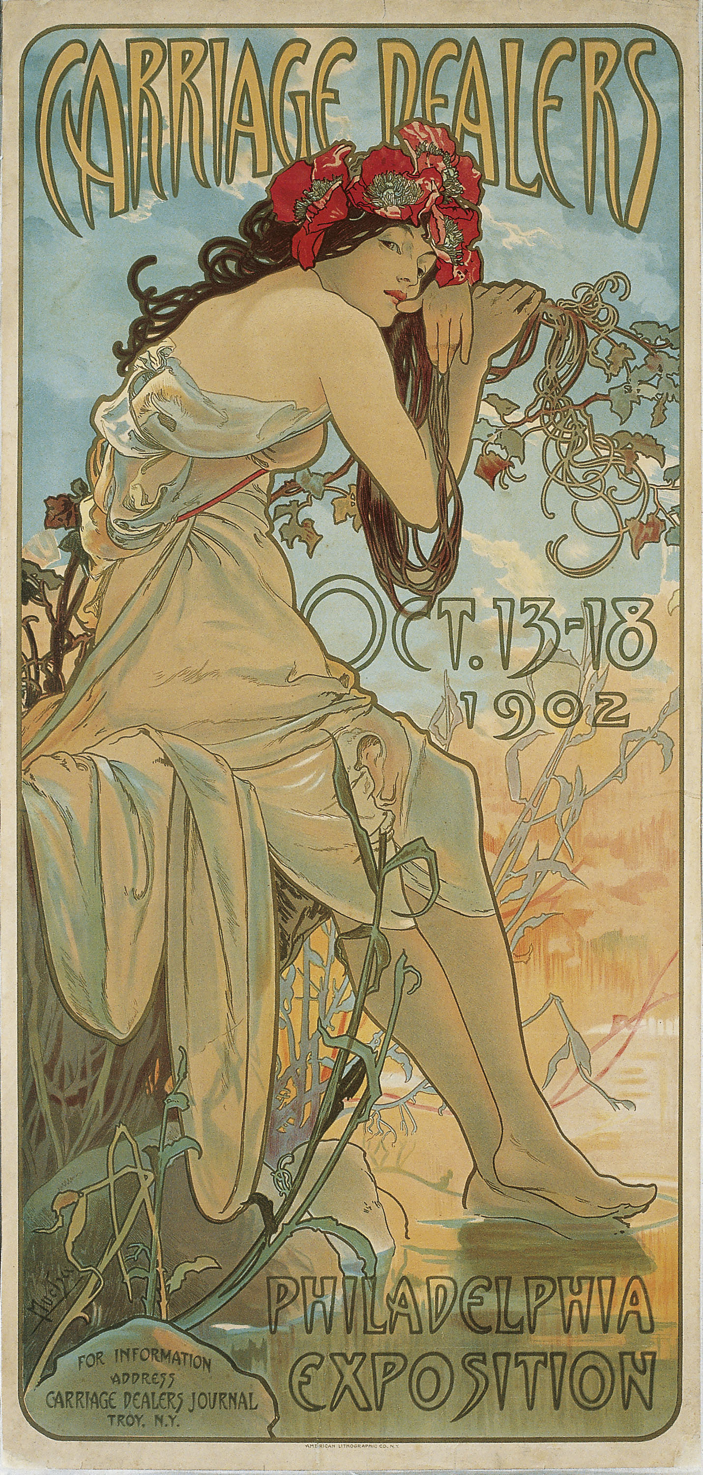 image for: Alphonse-Marie Mucha - Carriage Dealers - 1902