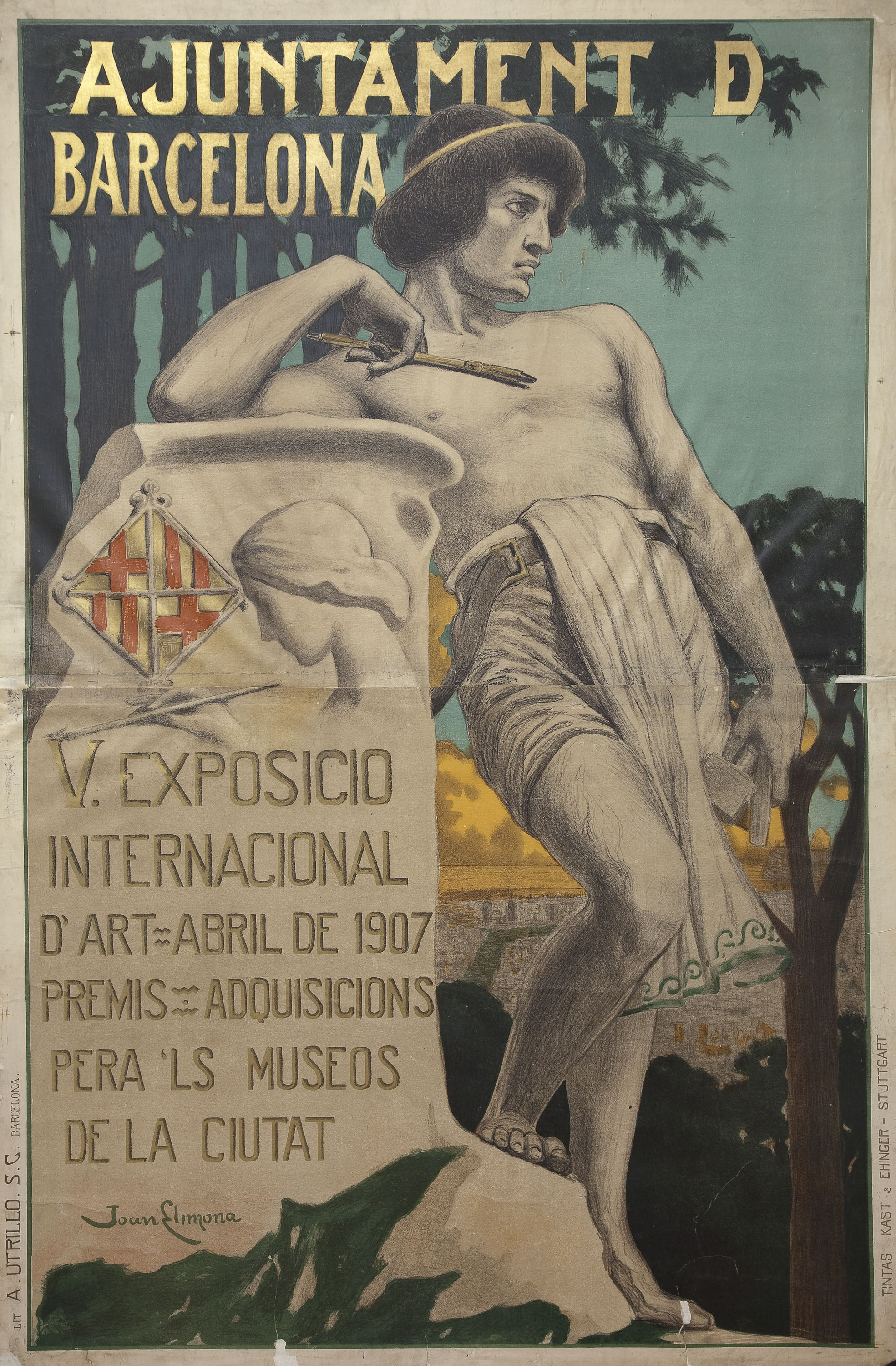 image for: Joan Llimona - V Exposicio Internacional d&#039;Art. Abril de 1907 - 1907