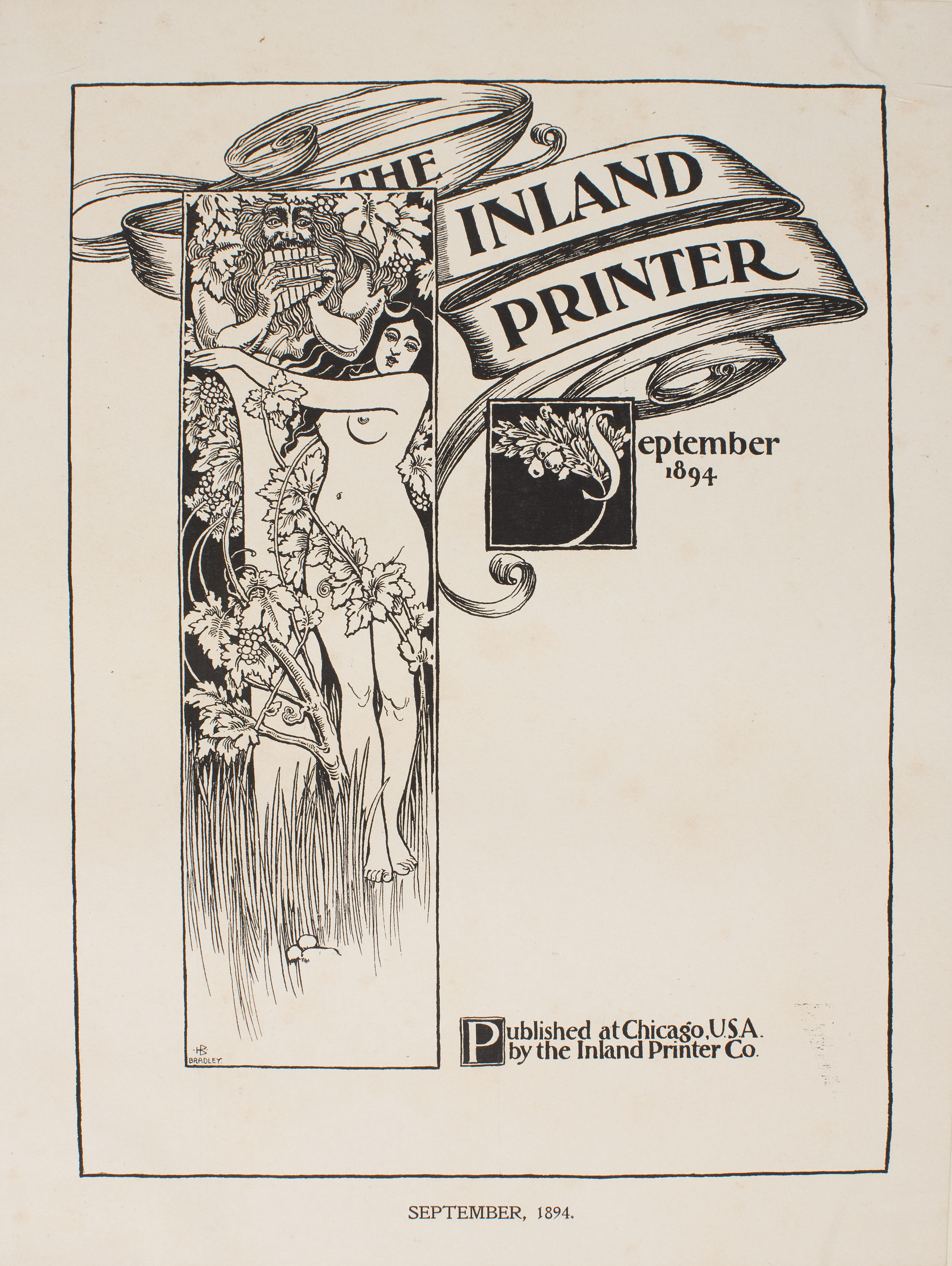 image for: William Henry Bradley - The Inland Printer. September 1894 - 1894