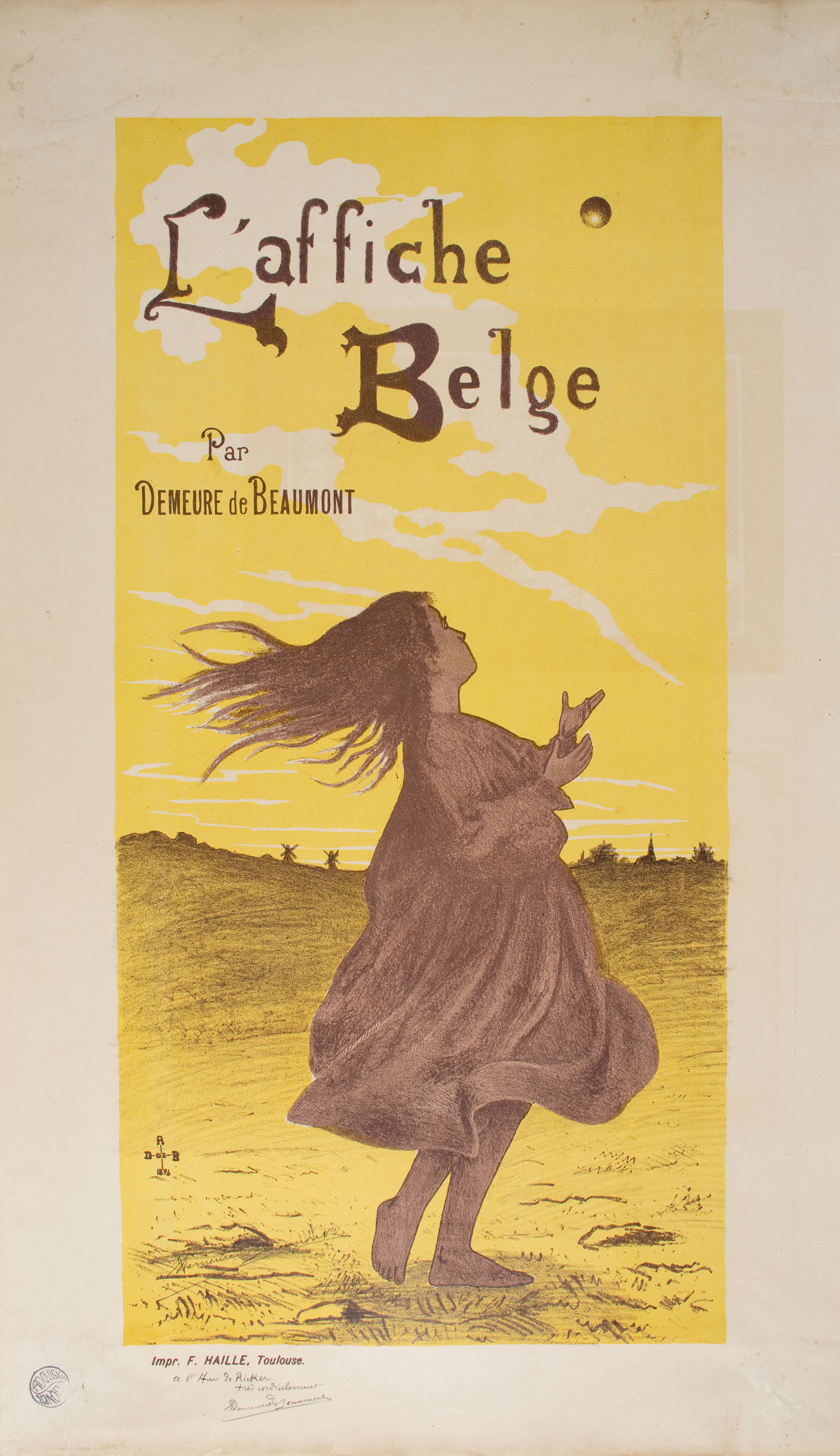 image for: Alexandre Demeure de Beaumont - L&#039;Affiche Belge - 1896