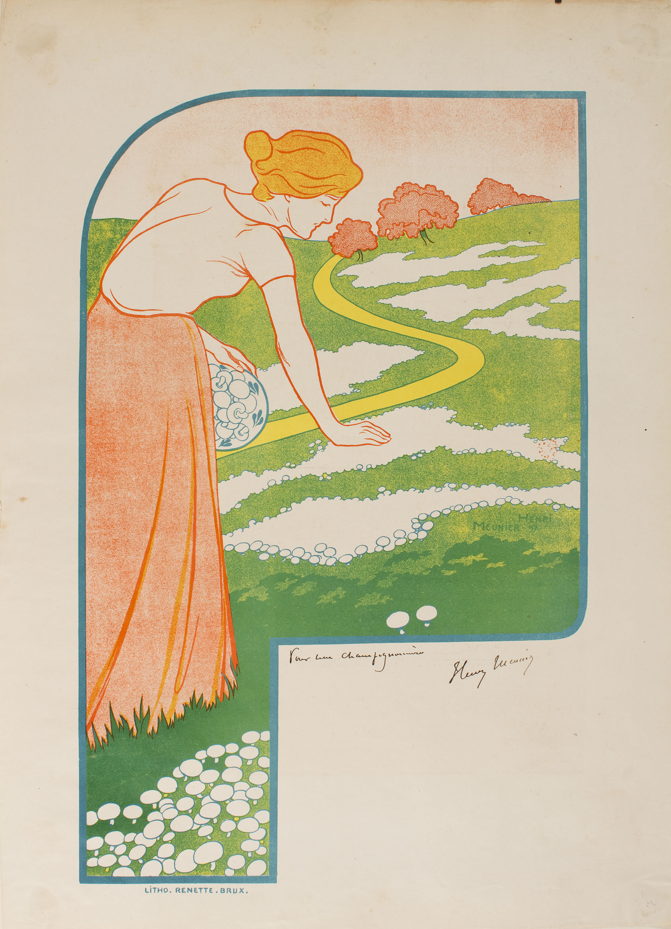 image for: Henri Meunier - [Grandes champignonnières d&#039;Orp (Belgique)] - 1897