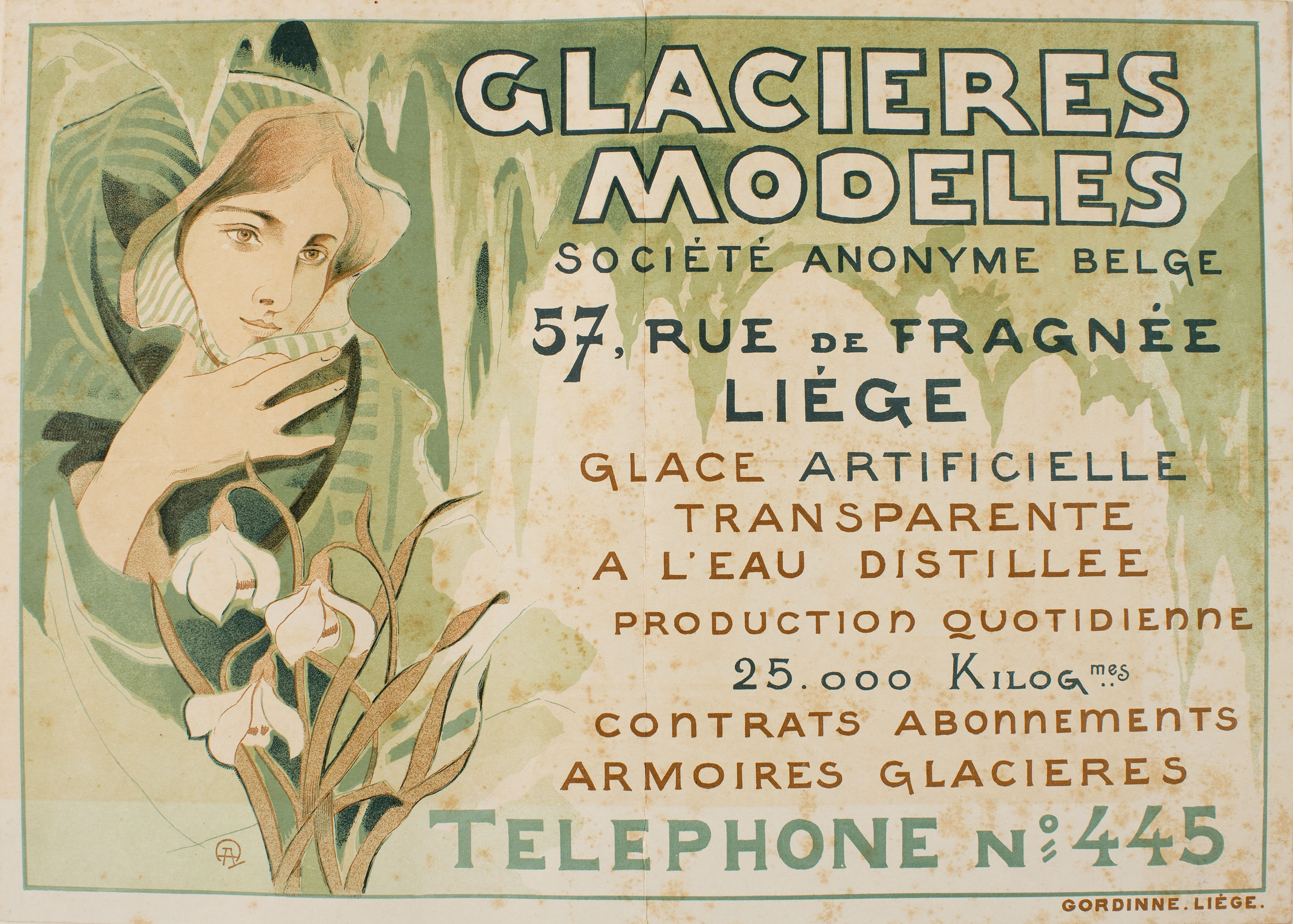 image for: Auguste Donnay - Glacieres Modeles - Cap a 1890-1905