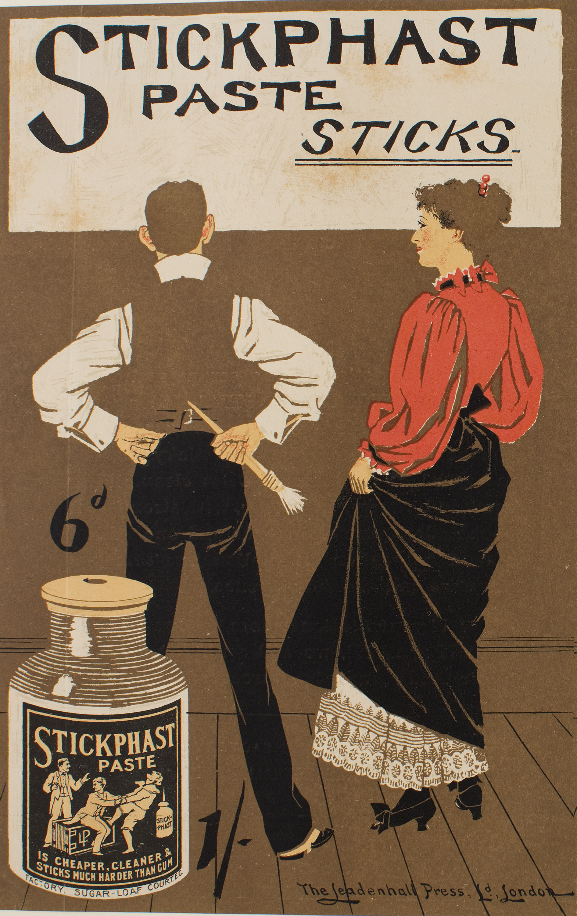 image for: Philip William May - Stickphast paste - Cap a 1896