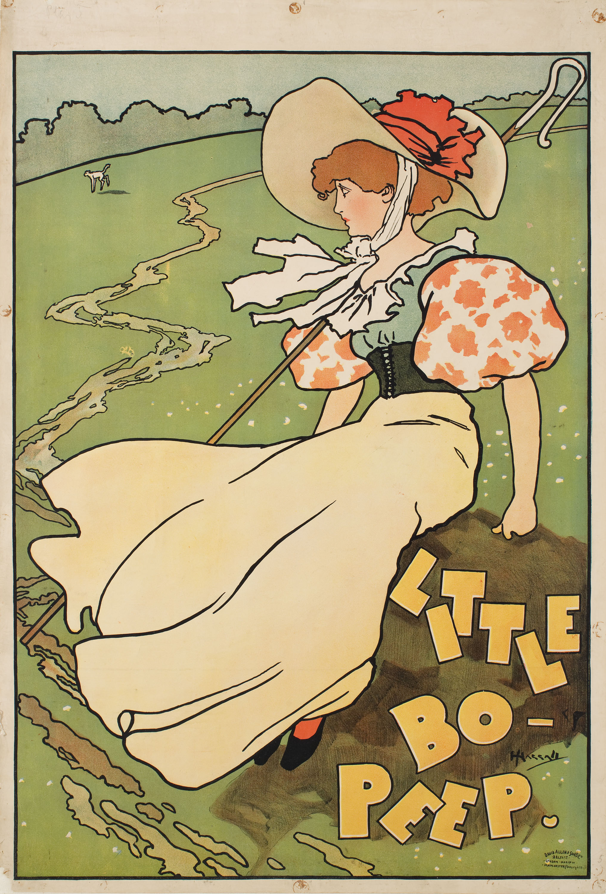 image for: John Hassall - Little Bo-Peep - Cap a 1893-1895