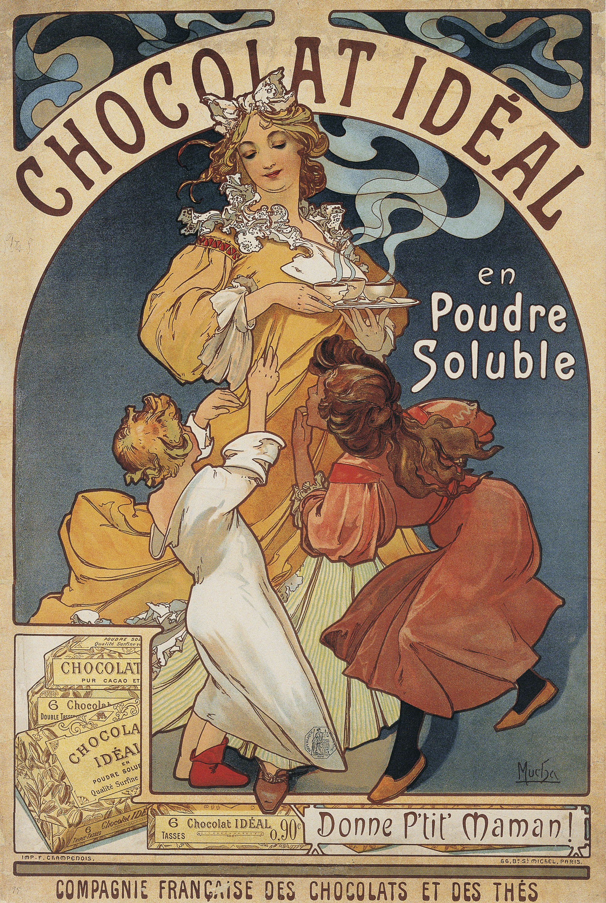 image for: Alphonse-Marie Mucha - Chocolat Idéal - Anterior a 1897