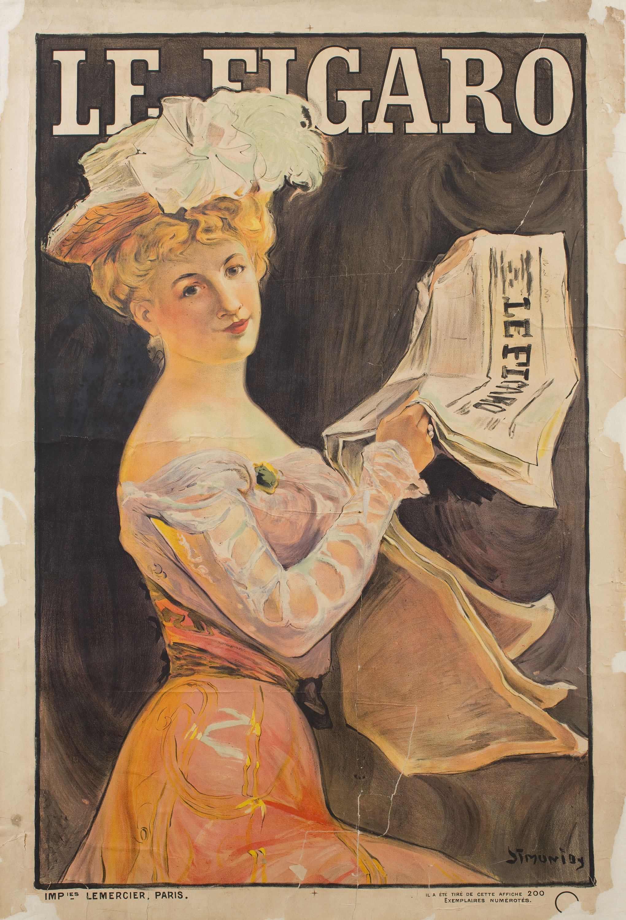 image for: Michel Simonidy - Le Figaro - Anterior a 1903