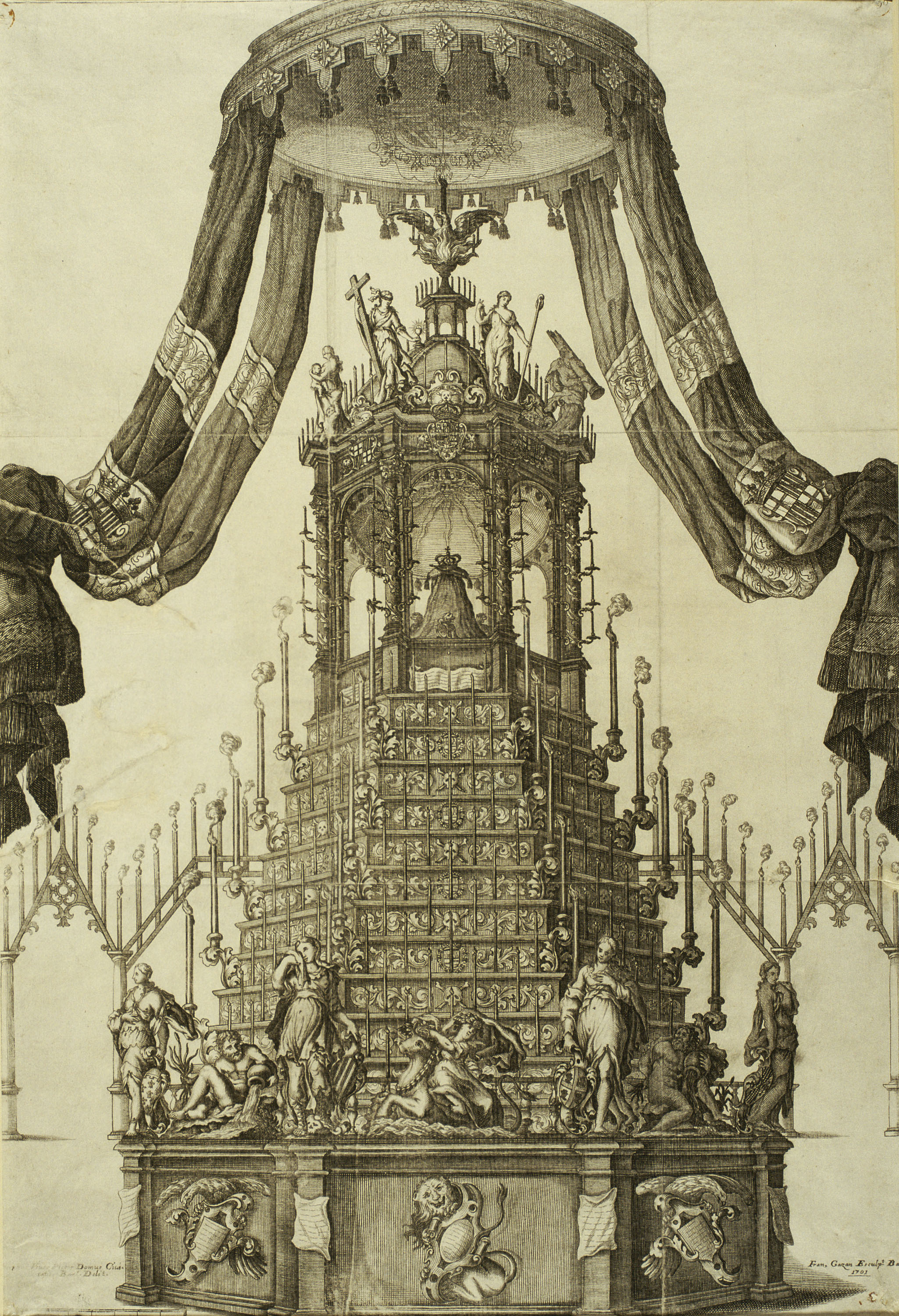 image for: Francesc Gazan - Túmul de Carles II - 1701