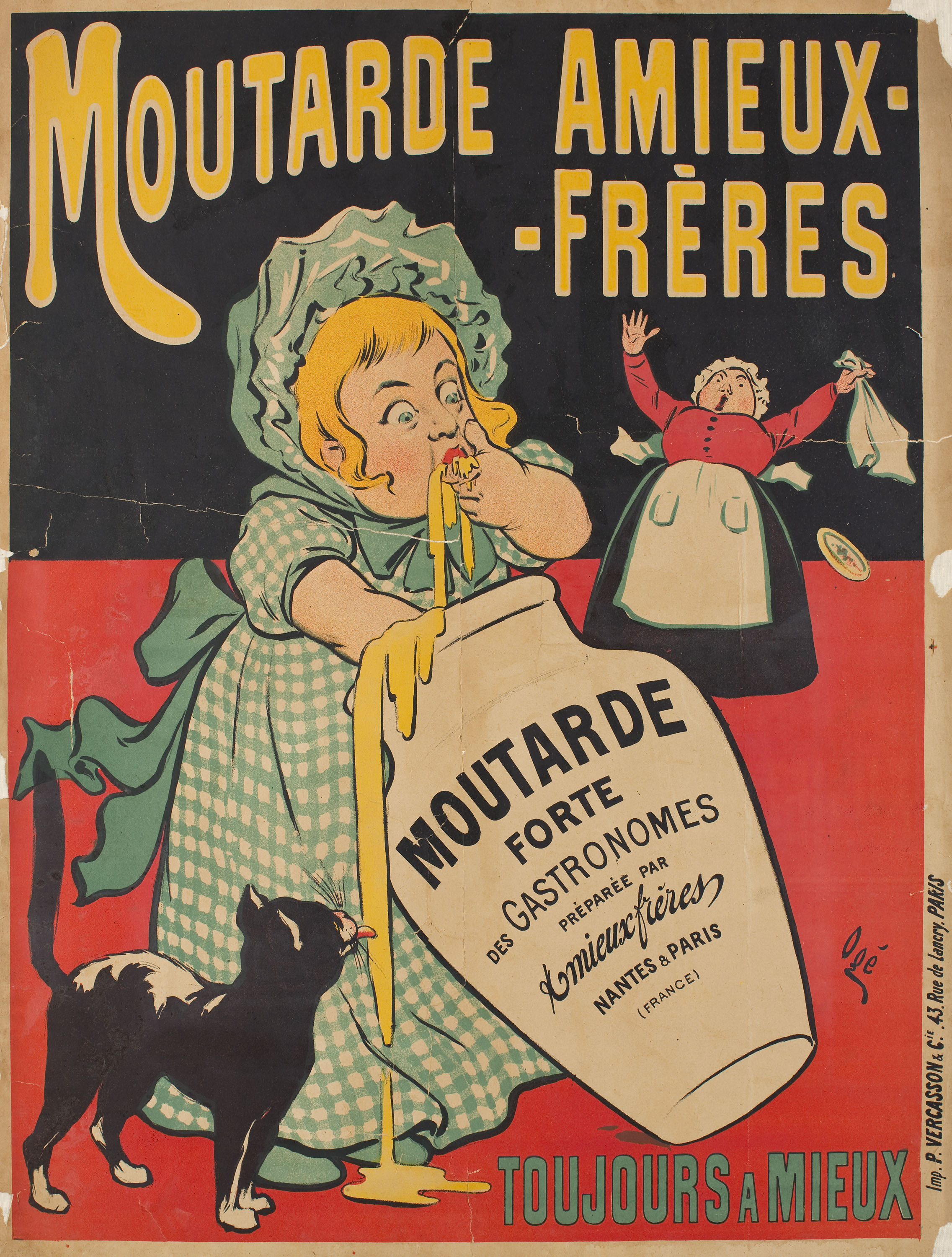 image for: Eugène Ogé - Moutarde Amieux-Frères - Cap a 1896