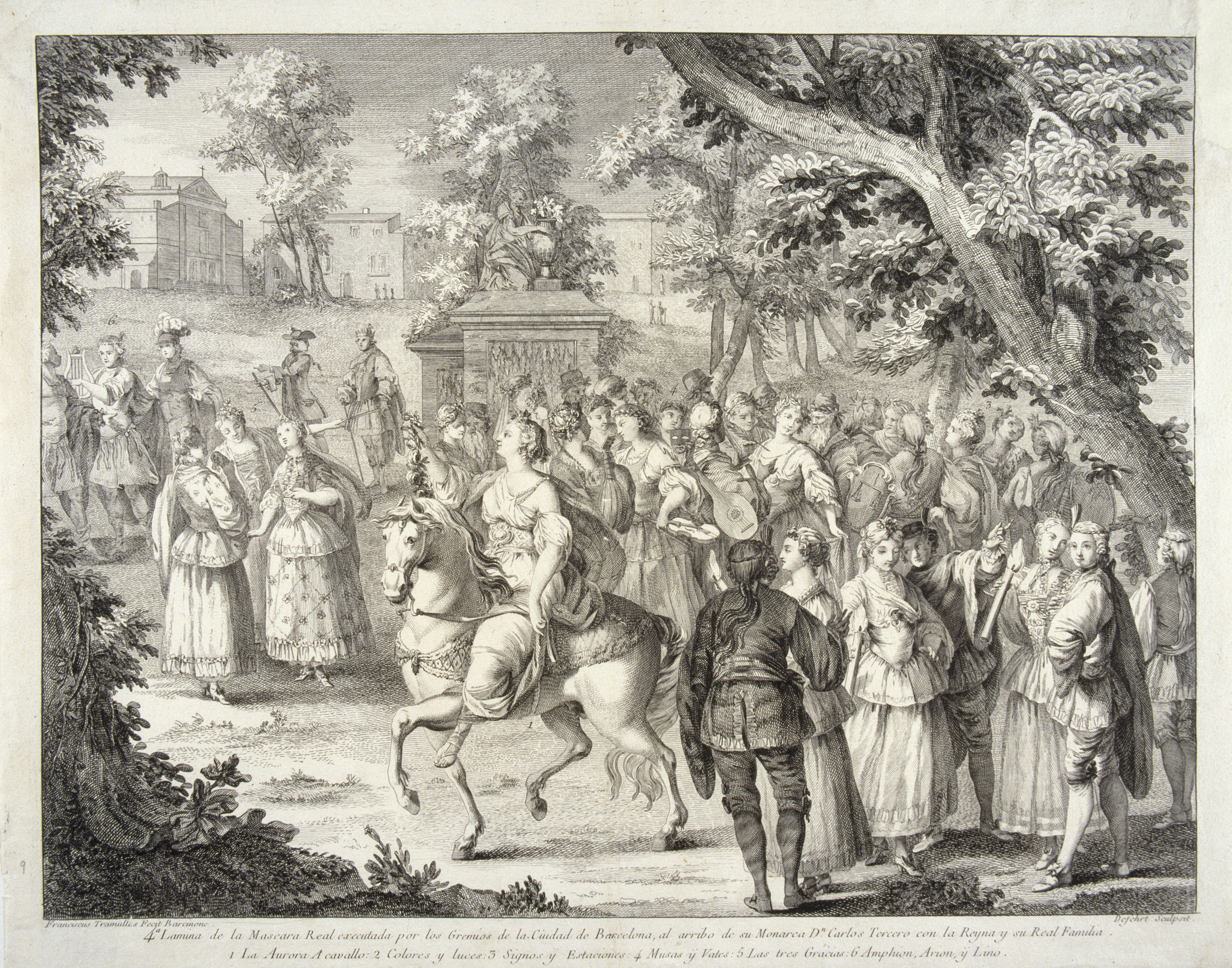 image for: A.J. Defehrt - Comitiva de l&#039;Aurora - 1764