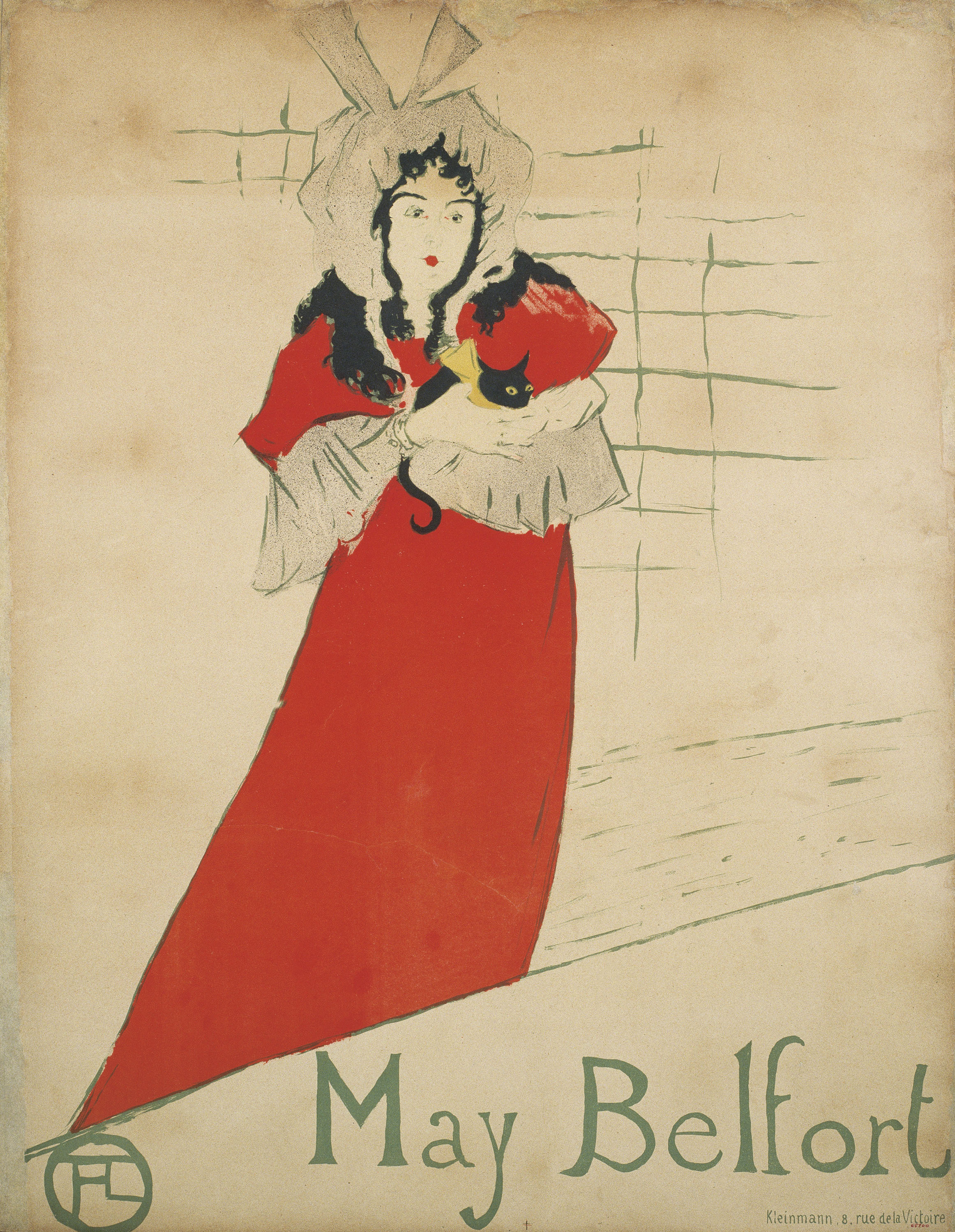 image for: Henri de Toulouse-Lautrec - May Belfort - 1895