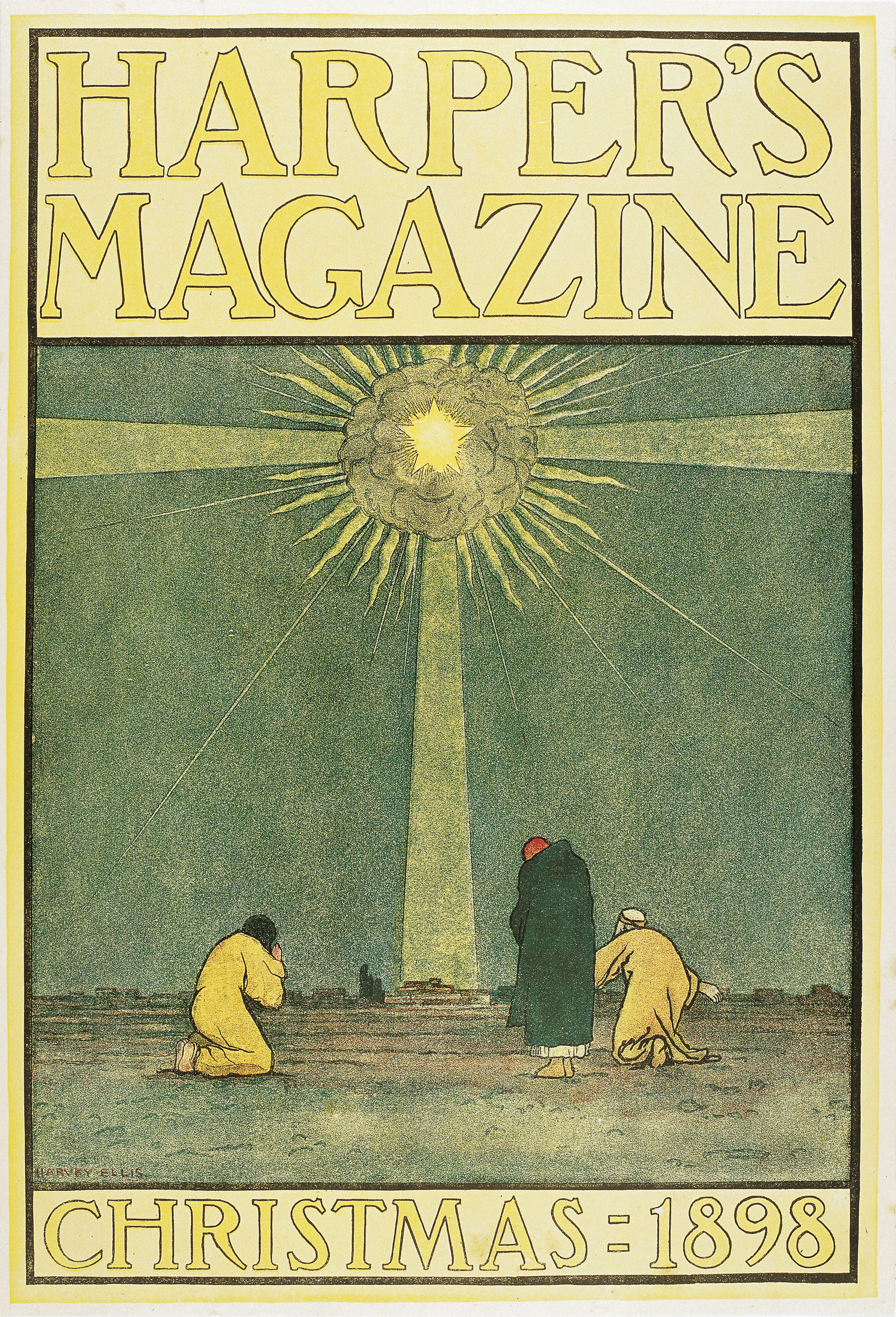 image for: Harvey Ellis - Harper&#039;s Magazine. Christmas 1898 - 1898