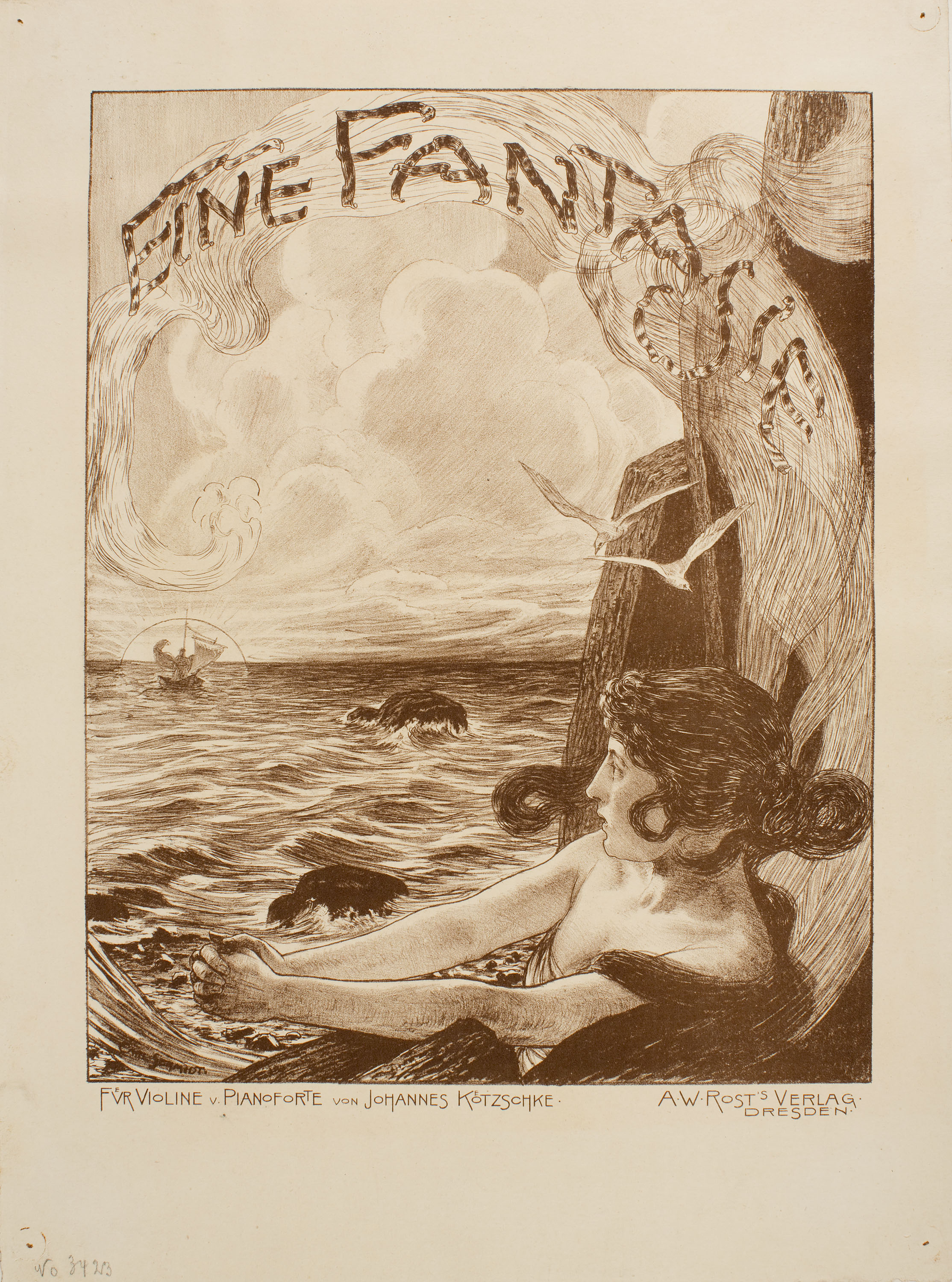 image for: Emil Schmidt - Eine Fantasie - Cap a 1910-1920