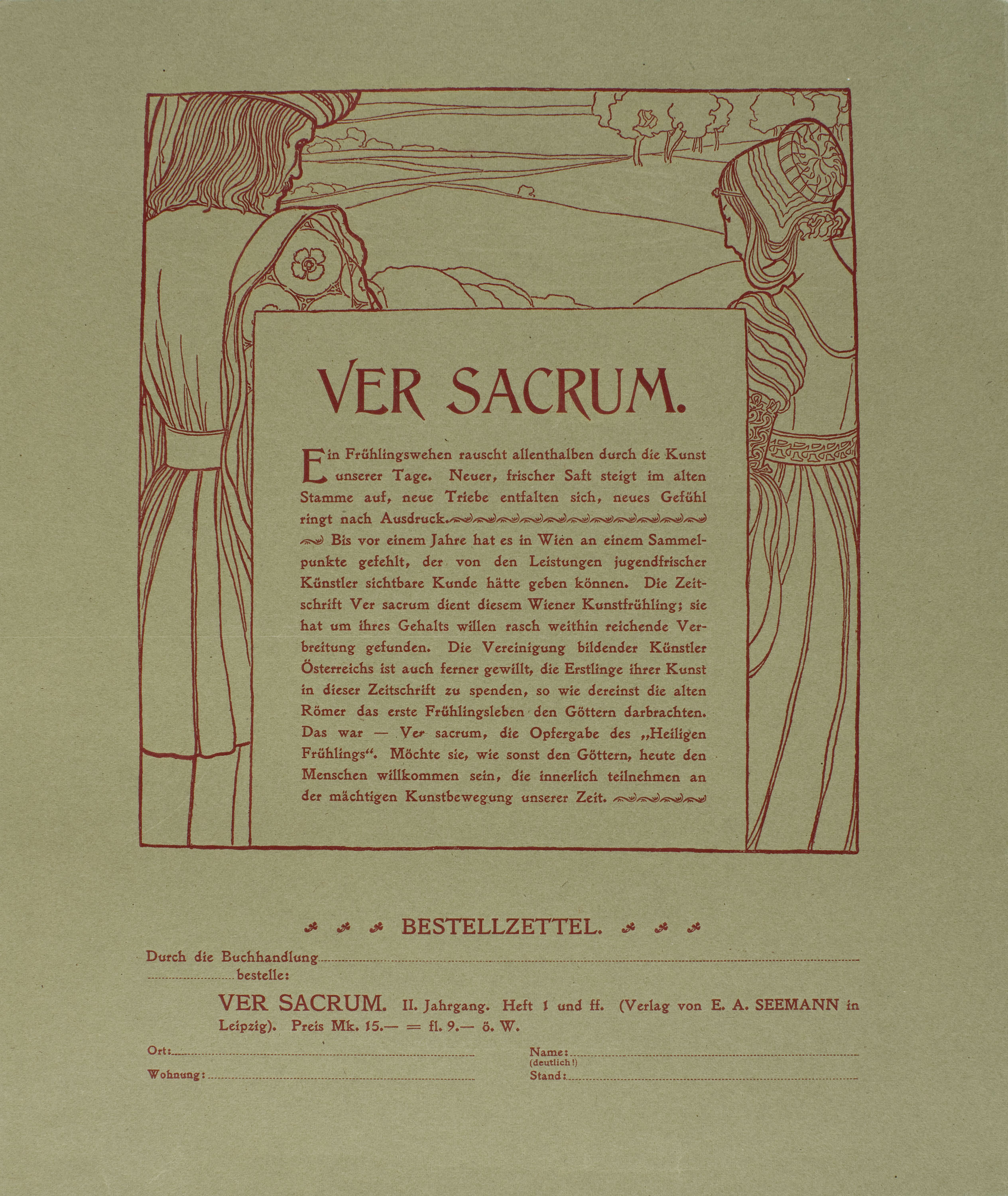 image for: Anònim - Ver Sacrum - 1899